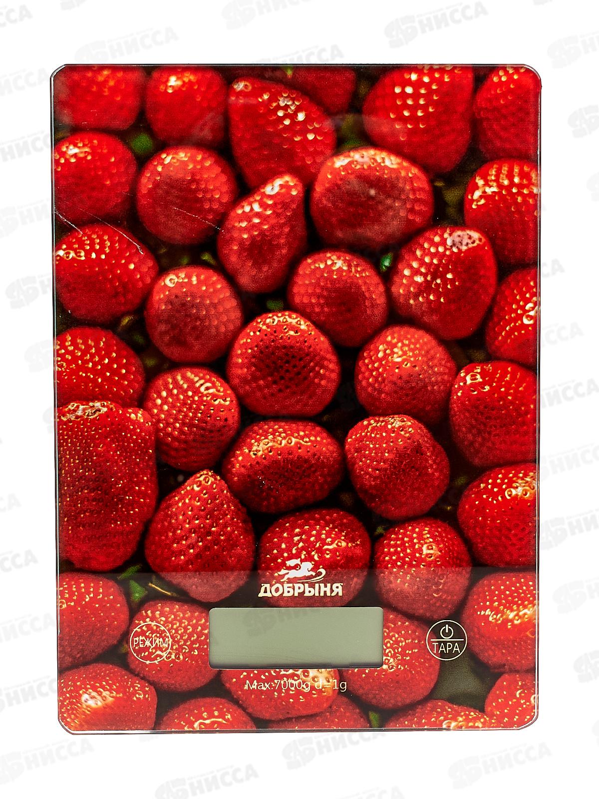 Весы кухонные DO-3011S клубника Добрыня