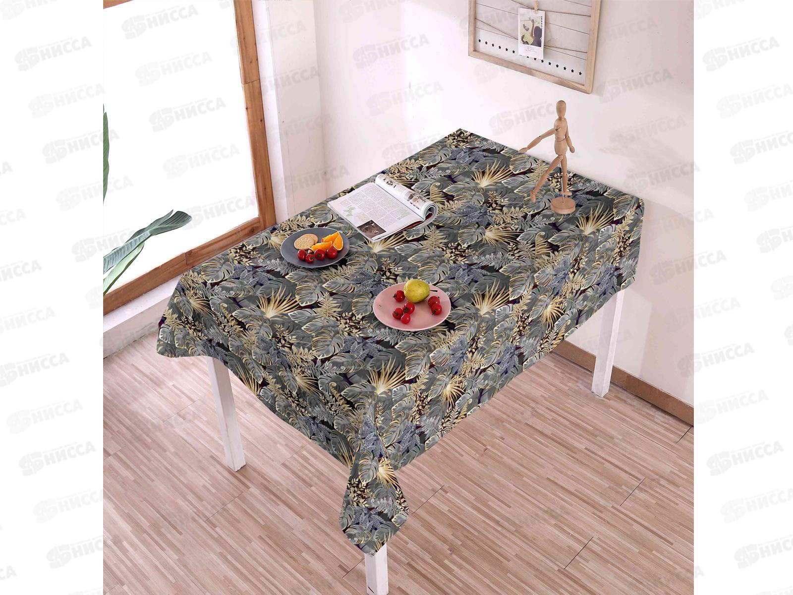 Клеенка Grace ткань с пвх 1,4х20м ST1024 80735 цветы черн