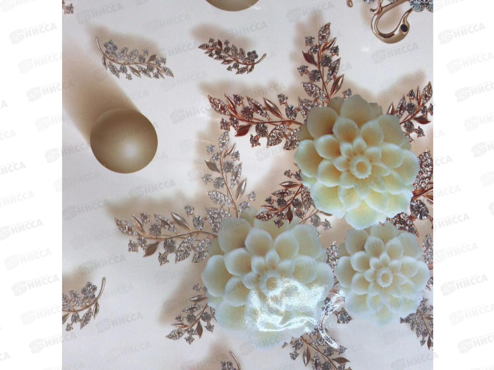 Клеенка Grace ткань с пвх 1,4х20м STS3013 85585 цветы блеск