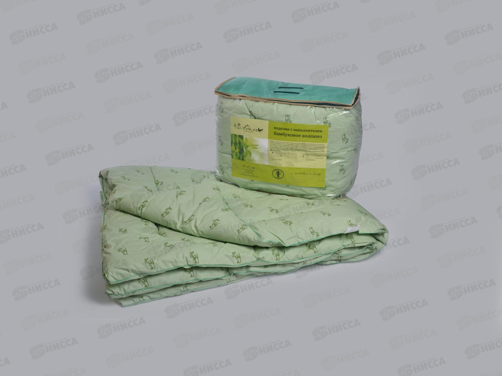 Одеяло Стандарт 1,5 спальное бамбук зима Тик 140*205  А 010