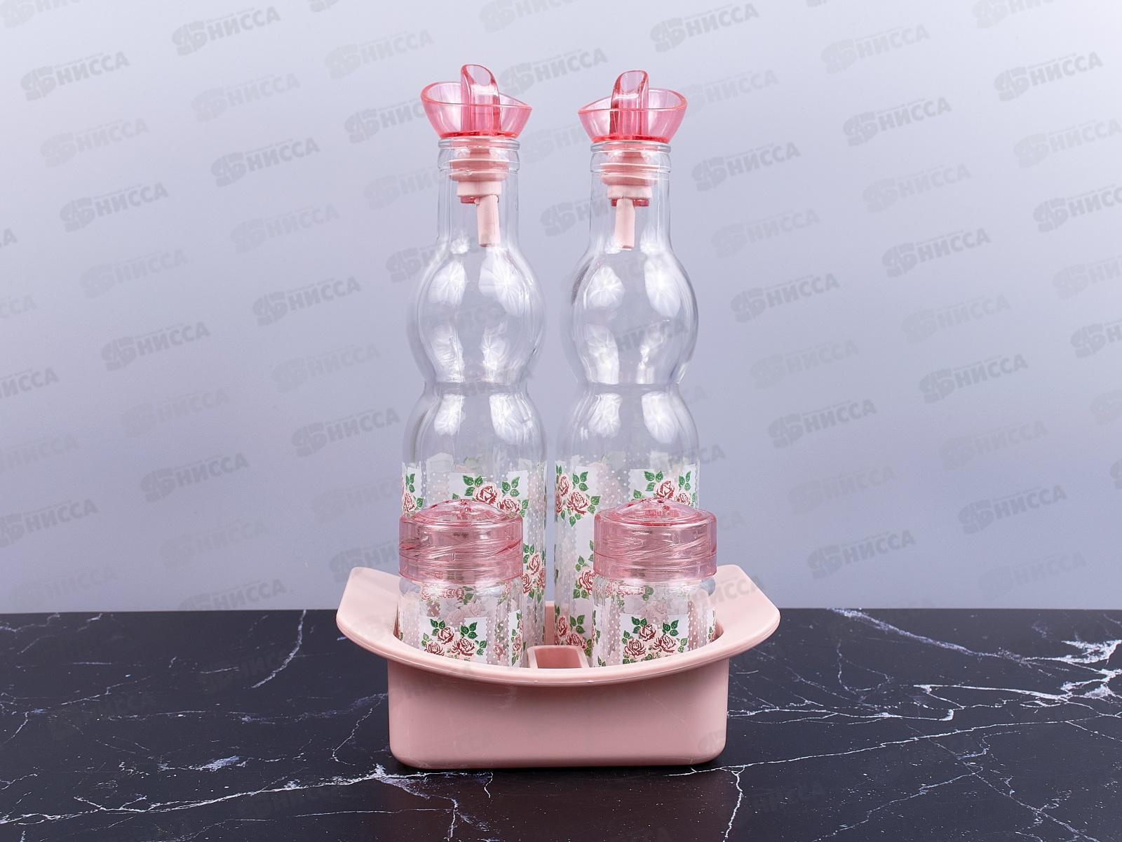 Набор из 2х емкостей под соусы 250мл+2солонки70мл+подставка 152066-041