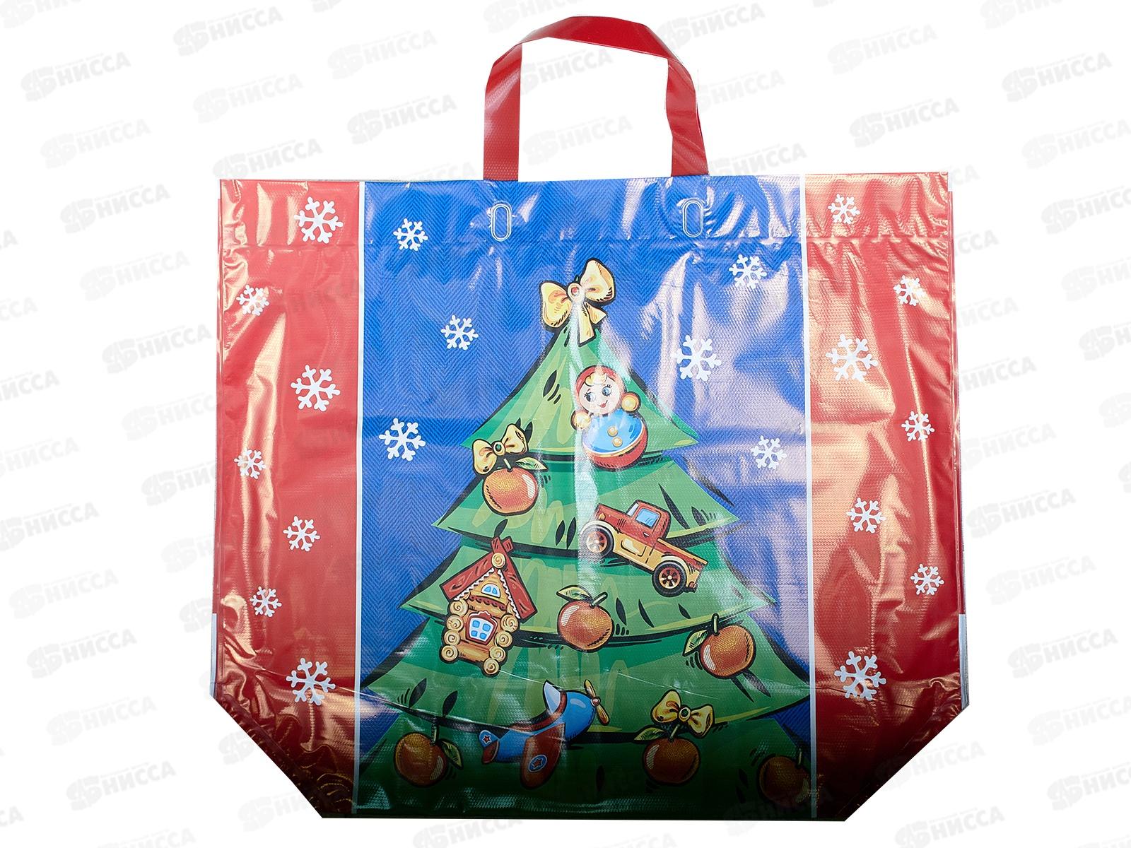 Пакет  сумка Эко ПВД НГ 60*50 Торжество *10/100