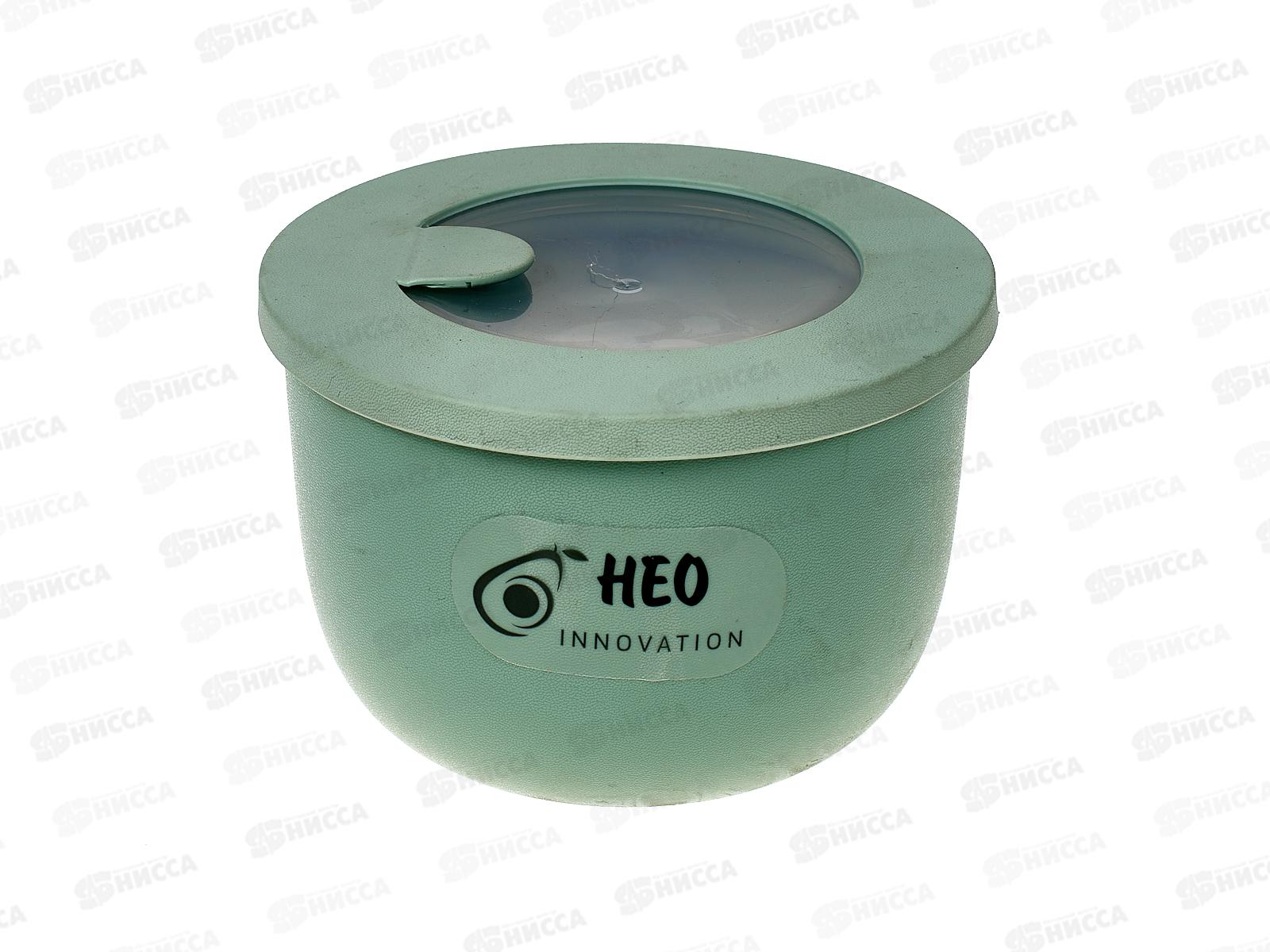 Миска НЕО 0,6л для СВЧ герметичная Фисташковый М1324 *16