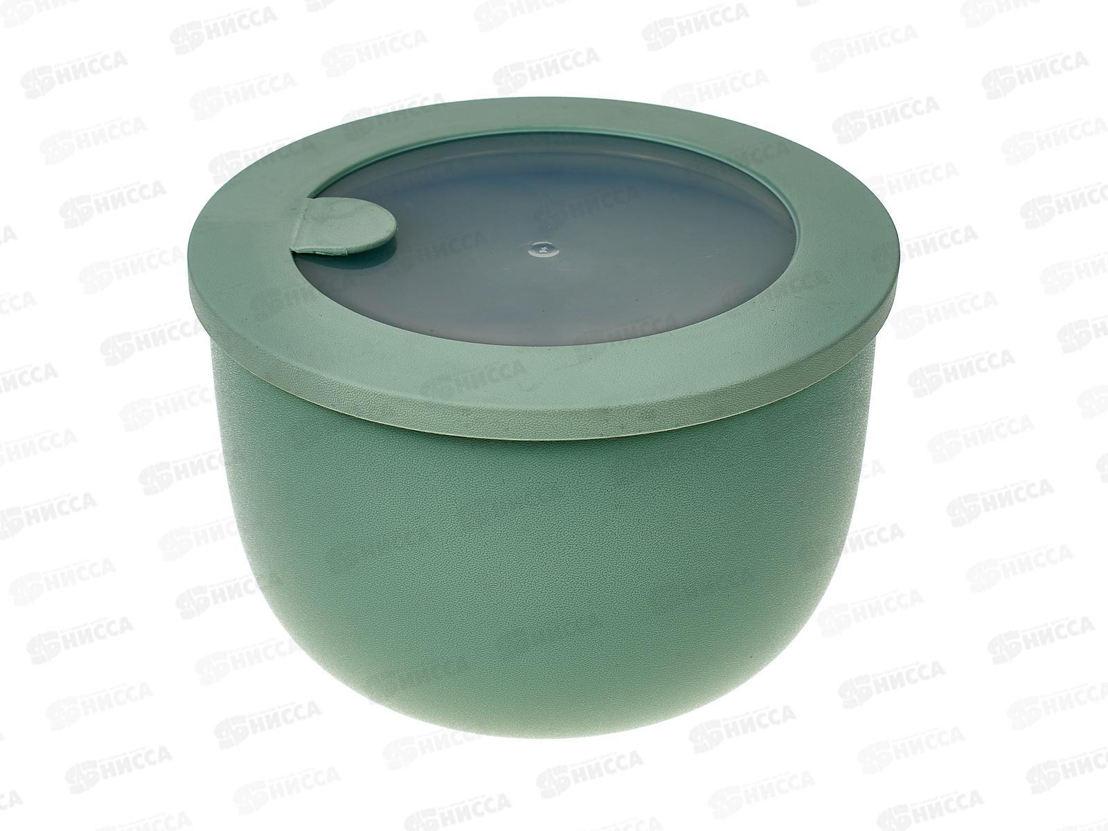 Миска НЕО 1,2л для СВЧ герметичная Фисташковый М1325 *16