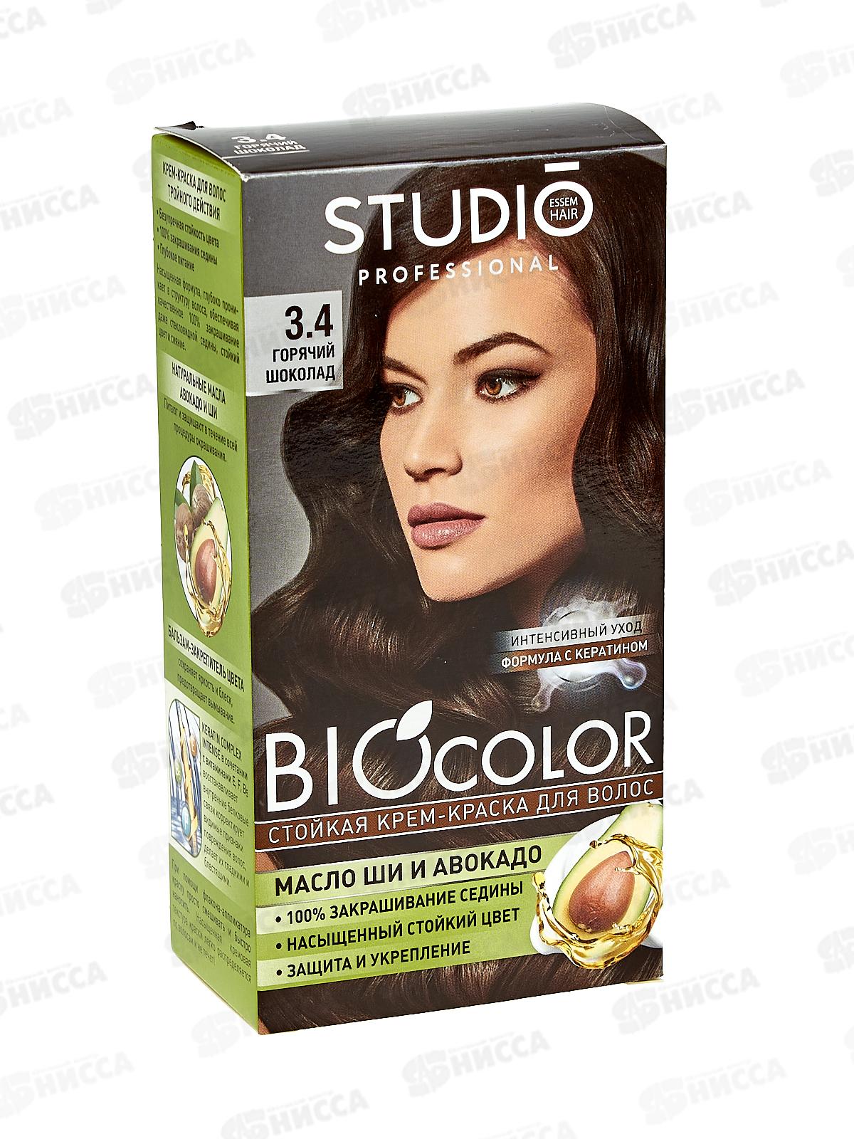 BIOCOLOR крем-краска 3,4 Горячий шоколад *12