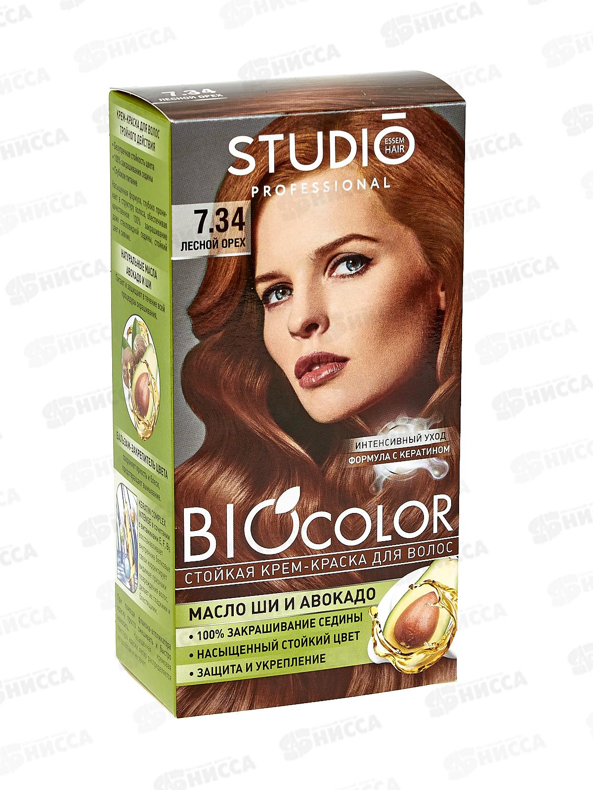 BIOCOLOR крем-краска 7,34 Лесной орех *12