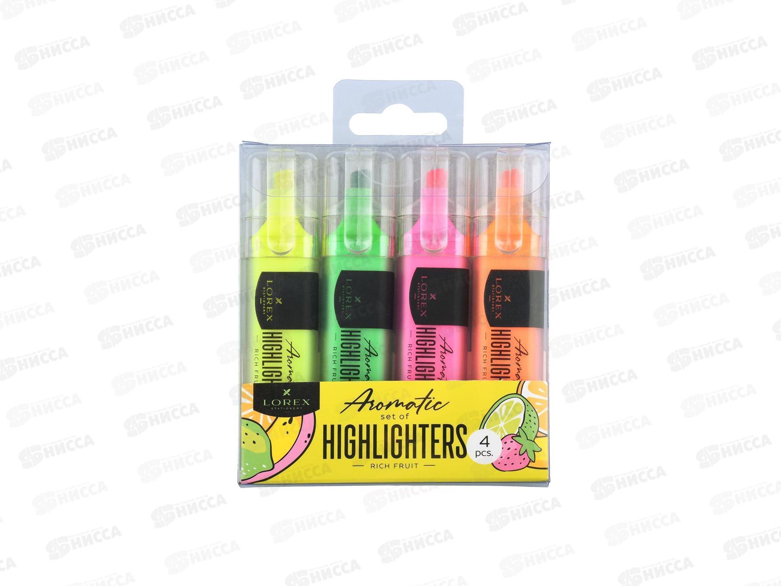 Маркеры  Lorex Rich Fruit 4штуки ароматизированные LXTMA-RF4*18/216