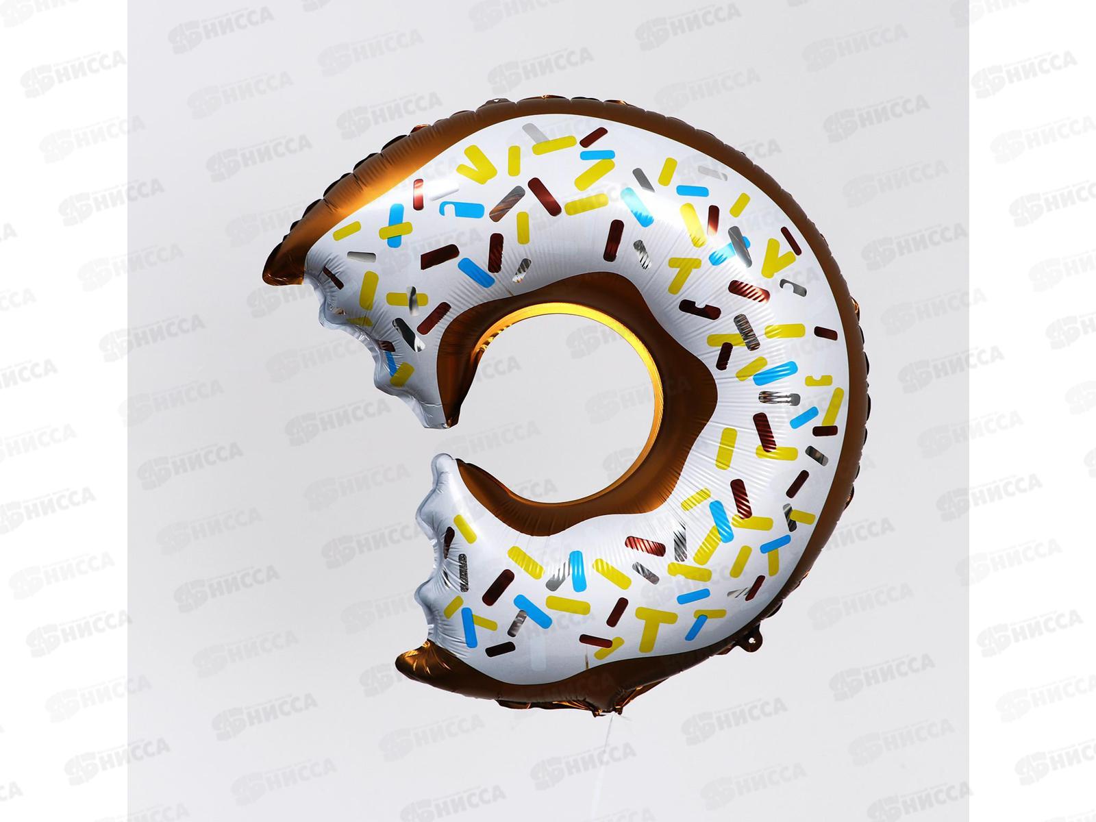 Шар фольгированный &quotПончик&quot фигура 24 6906452