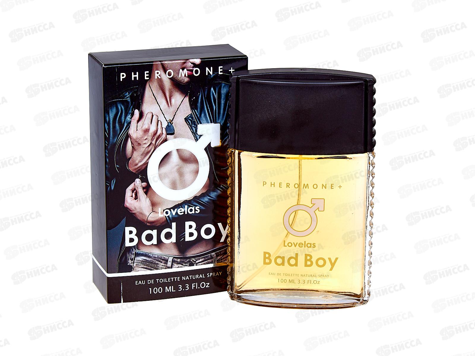 Lovelas Bad Boy с феромонами, туалетная вода 100мл мужская М