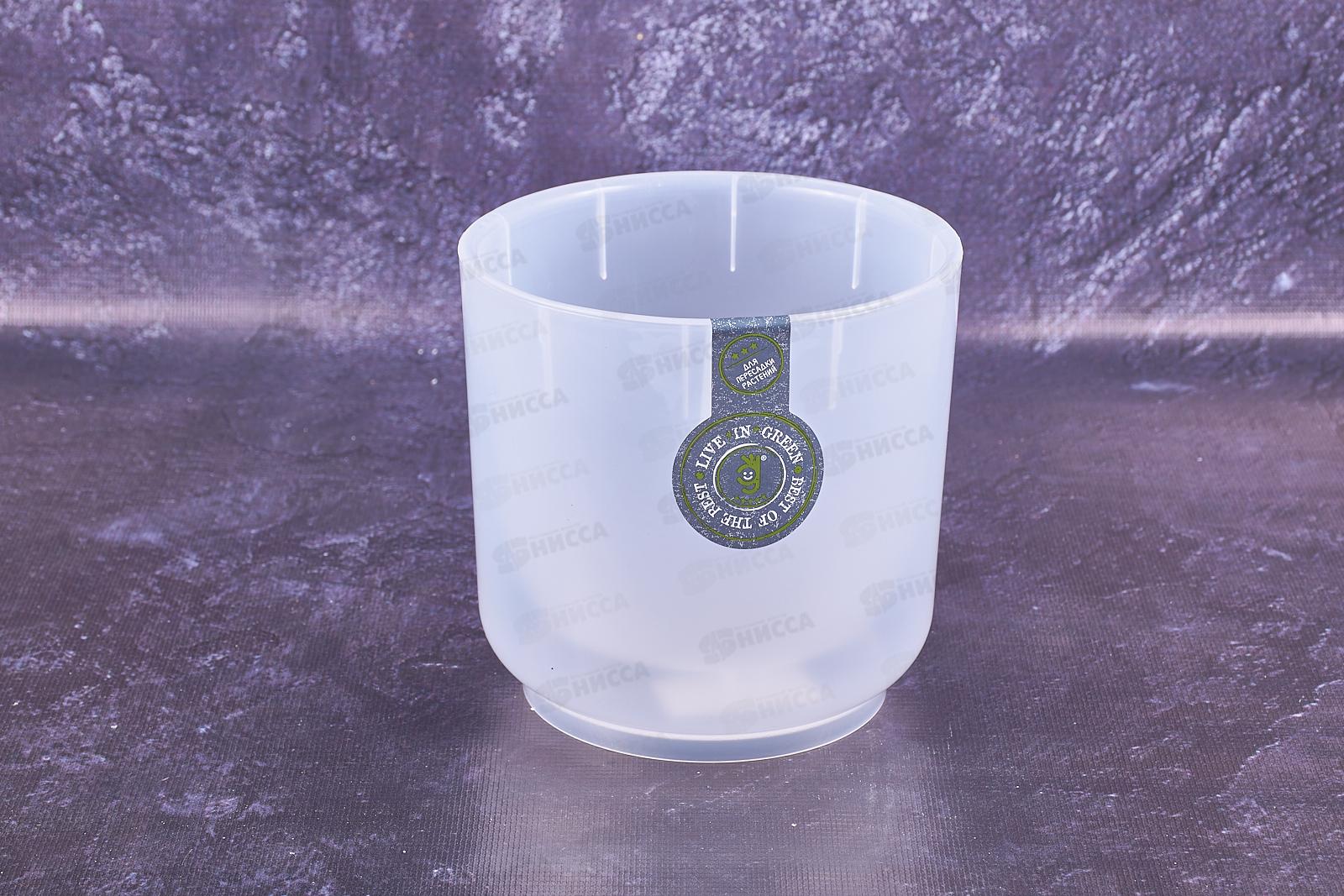 Горшок для цветов Дельта 1,5л Прозрачный  *12