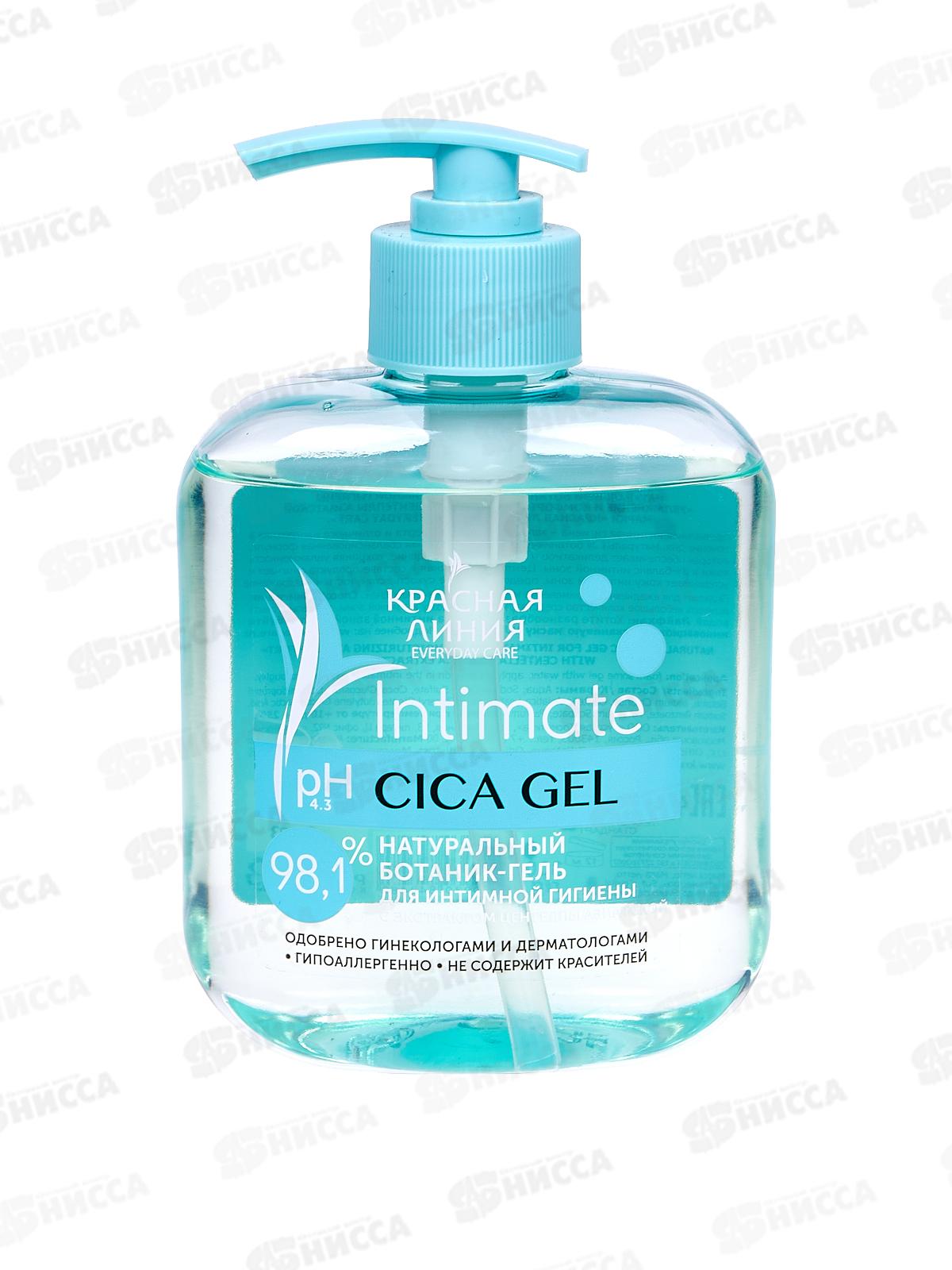 КРАСНАЯ ЛИНИЯ Ботаник-гель для интимной гигиены Увлажнение и комфорт *12