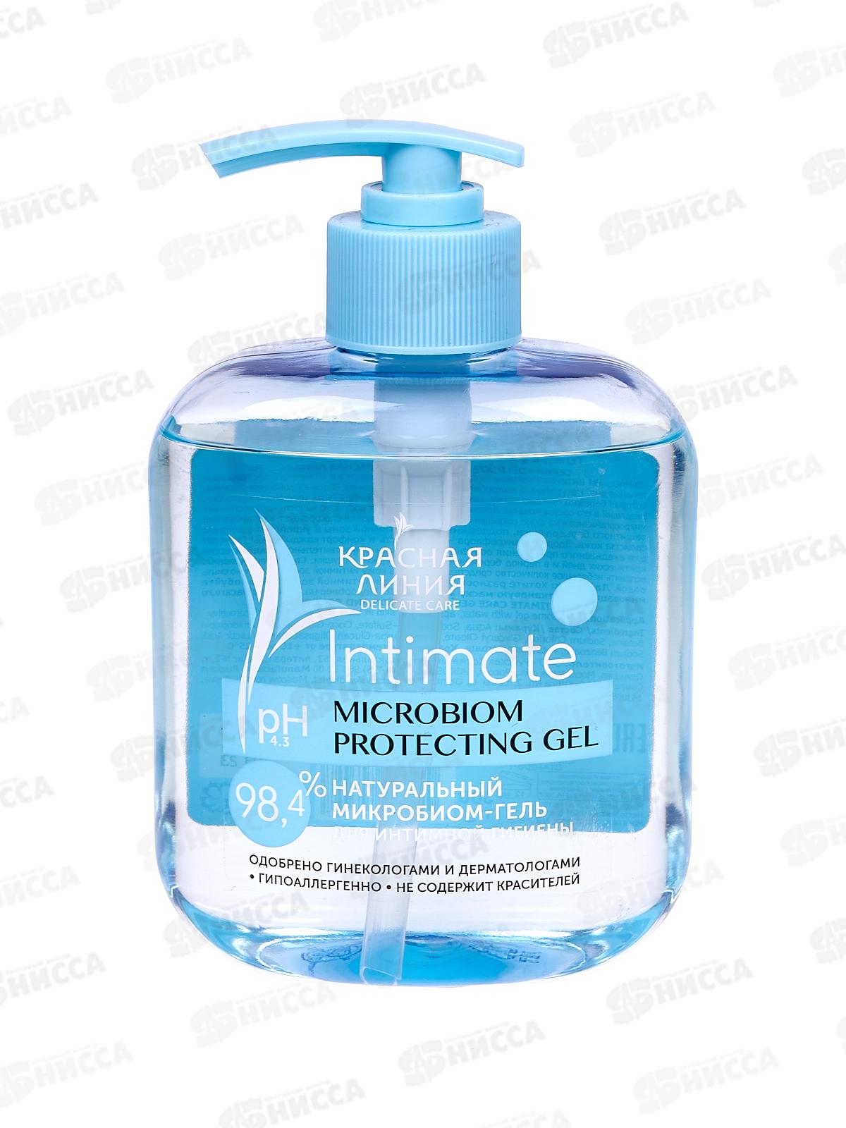 КРАСНАЯ ЛИНИЯ Гель для интимной гигиены Защита и комфорт 300мл *12