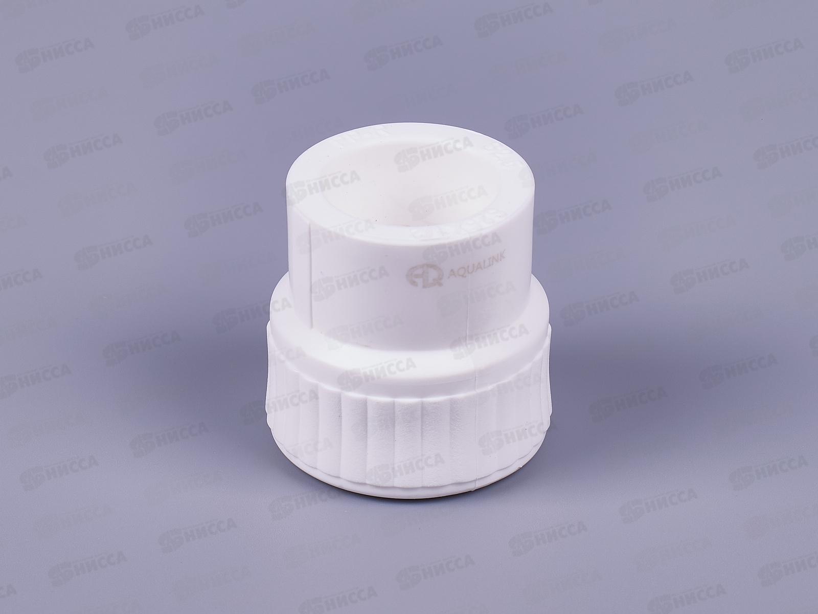 Муфта полипропилен комбинированная вутренная резьба DN25*1/2 Aqualink, 03574 *10/150