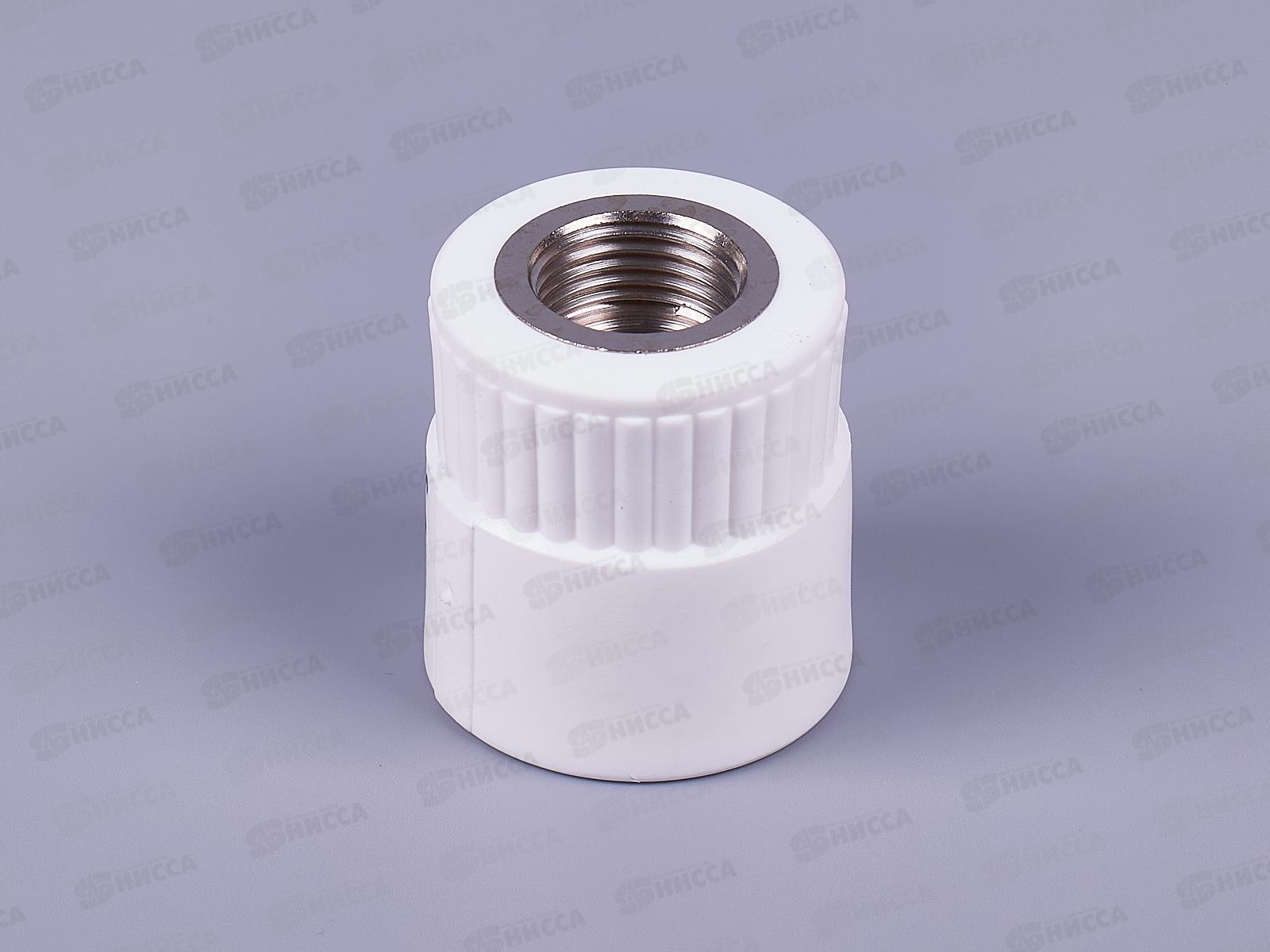 Муфта полипропилен комбинированная внутренняя резьба DN32*1/2 Aqualink, 03890 *10/120