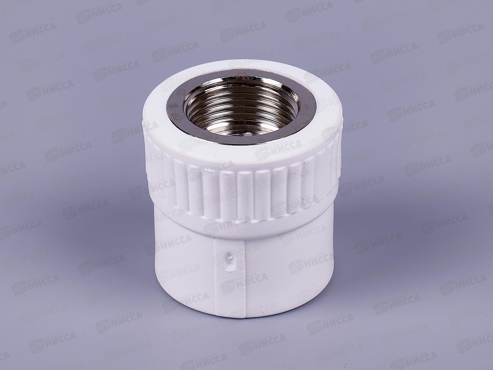 Муфта PP-R комбинированная внутренняя резьба DN32*3/4 Aqualink, 03576 *20/100