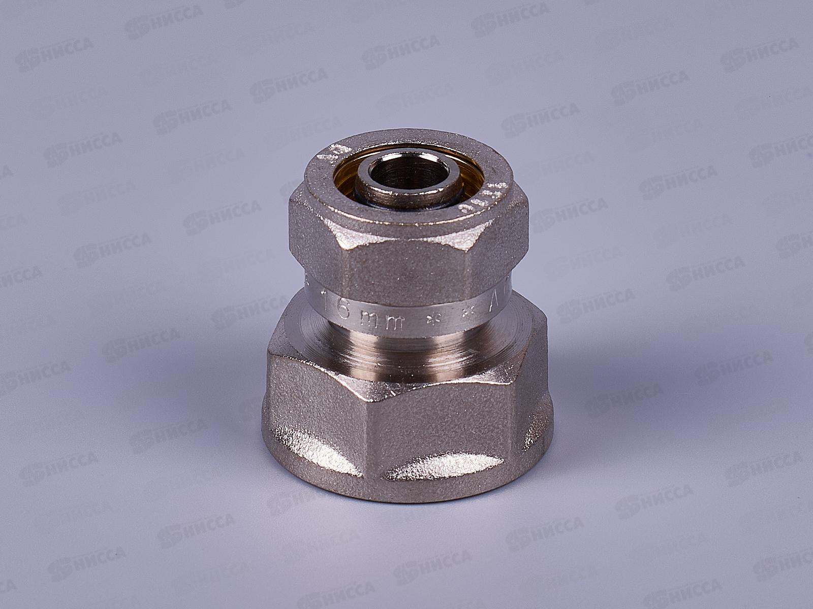 Переходник цанга/гайка S16х3/4 F, Aqualink, 00289  *10/170