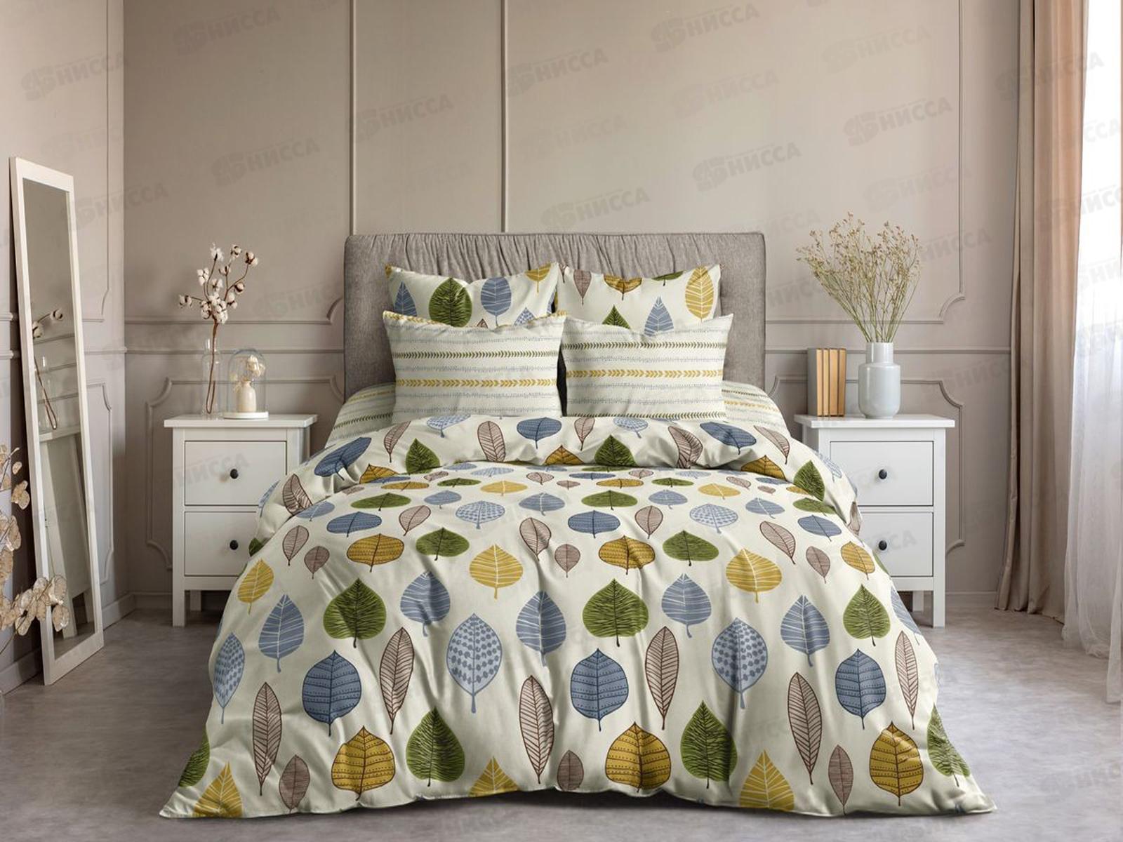 Пододеяльник 1,5спальный НН Бязь Листопад 70417-1 215*145