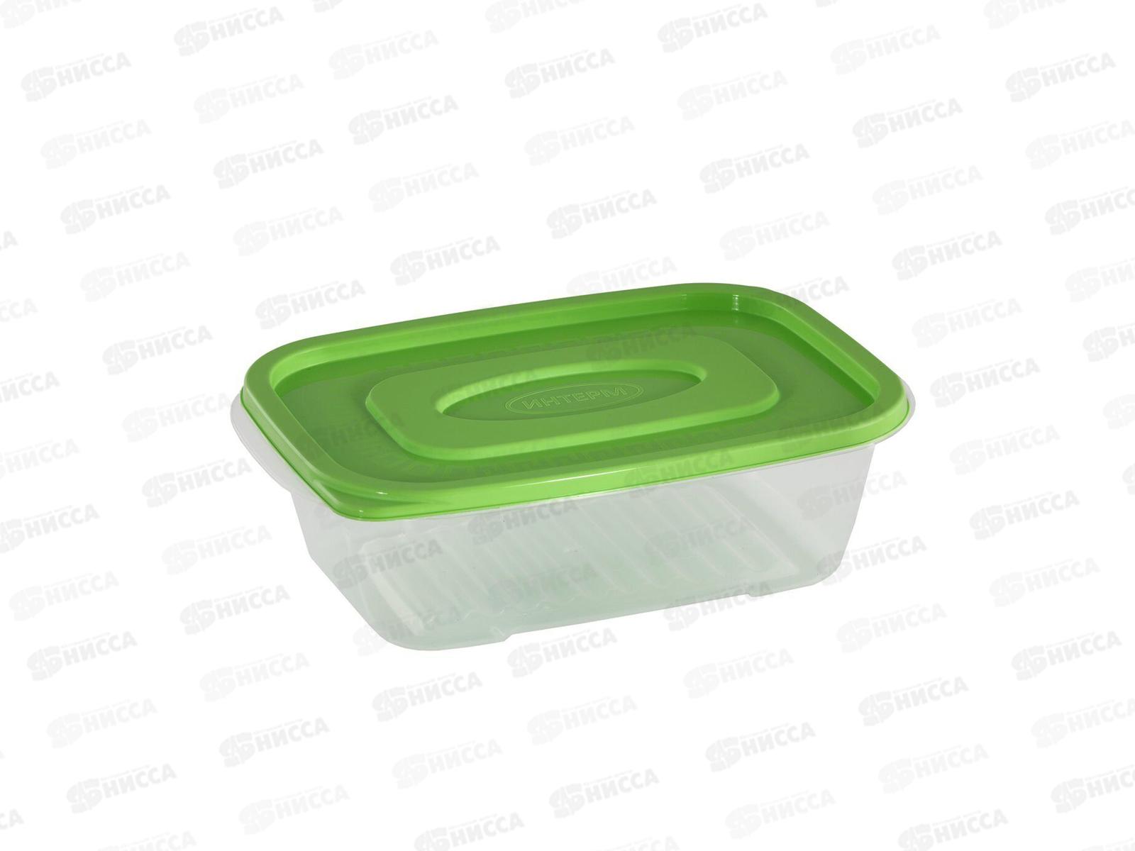 Контейнер 1,6л с салатовой крышкой *50  ИНТ