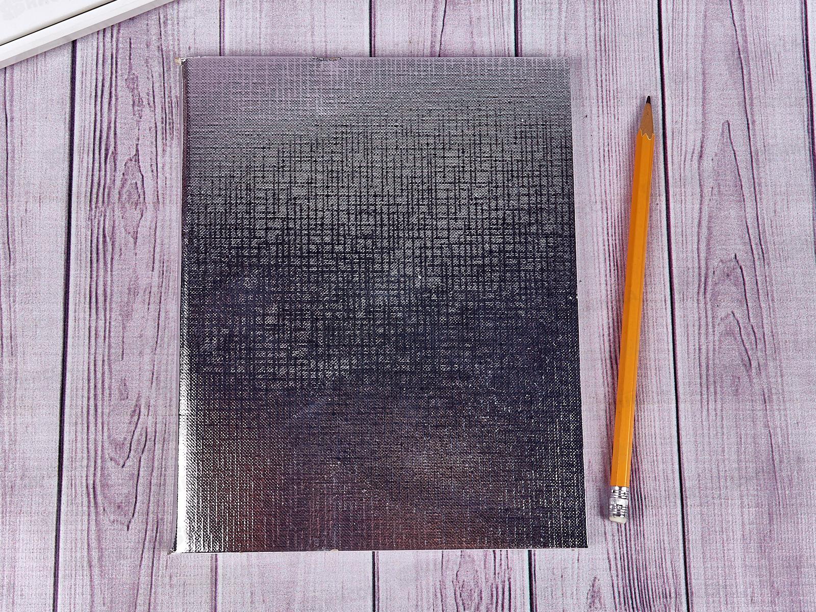 Тетрадь 96листов линия Hatber METALLIC бумвинил серебро *30