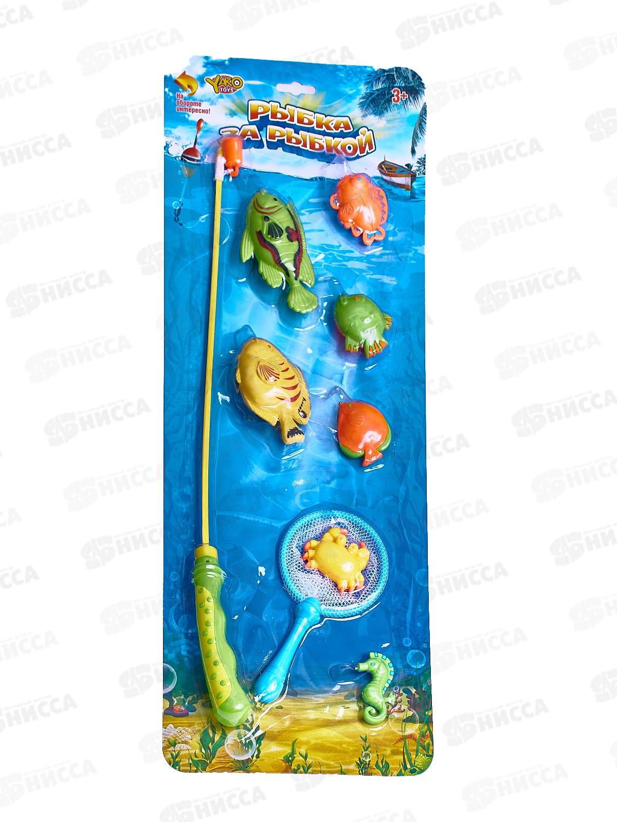 Рыбалка &quotРыбка за рыбкой-3&quot 7 рыбок, 1 удочка, М1250 блист. *72