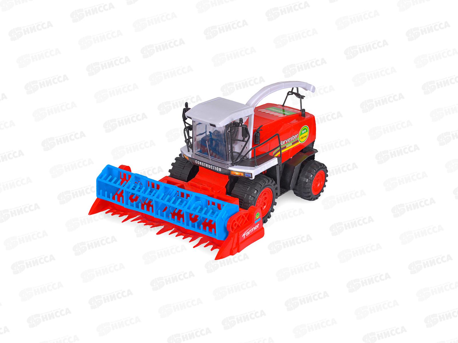 Машина инерционная 0488-146 Комбайн в коробке  *4  гб