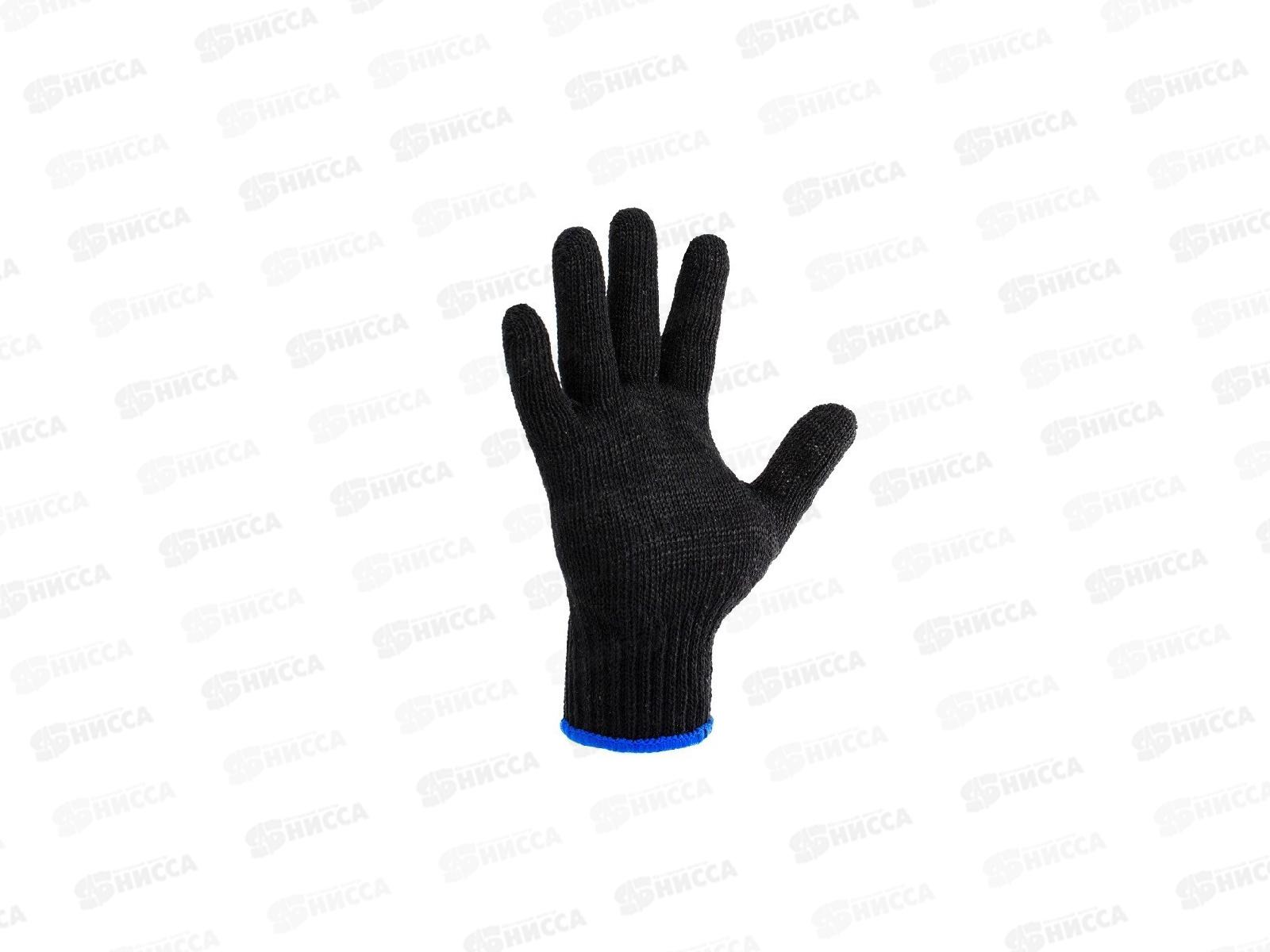 Перчатки трикотажные черные  р.9 арт.205 А*10/300