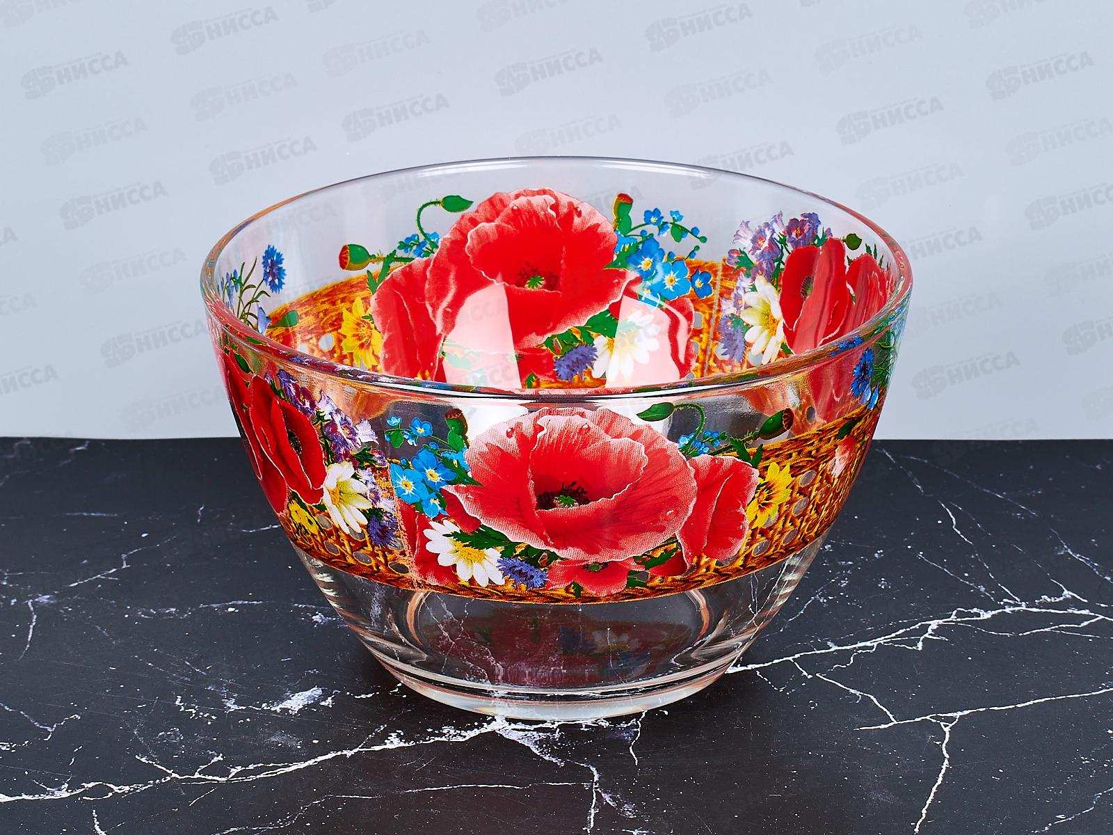 Салатник большой 326/1-Д Маковое поле