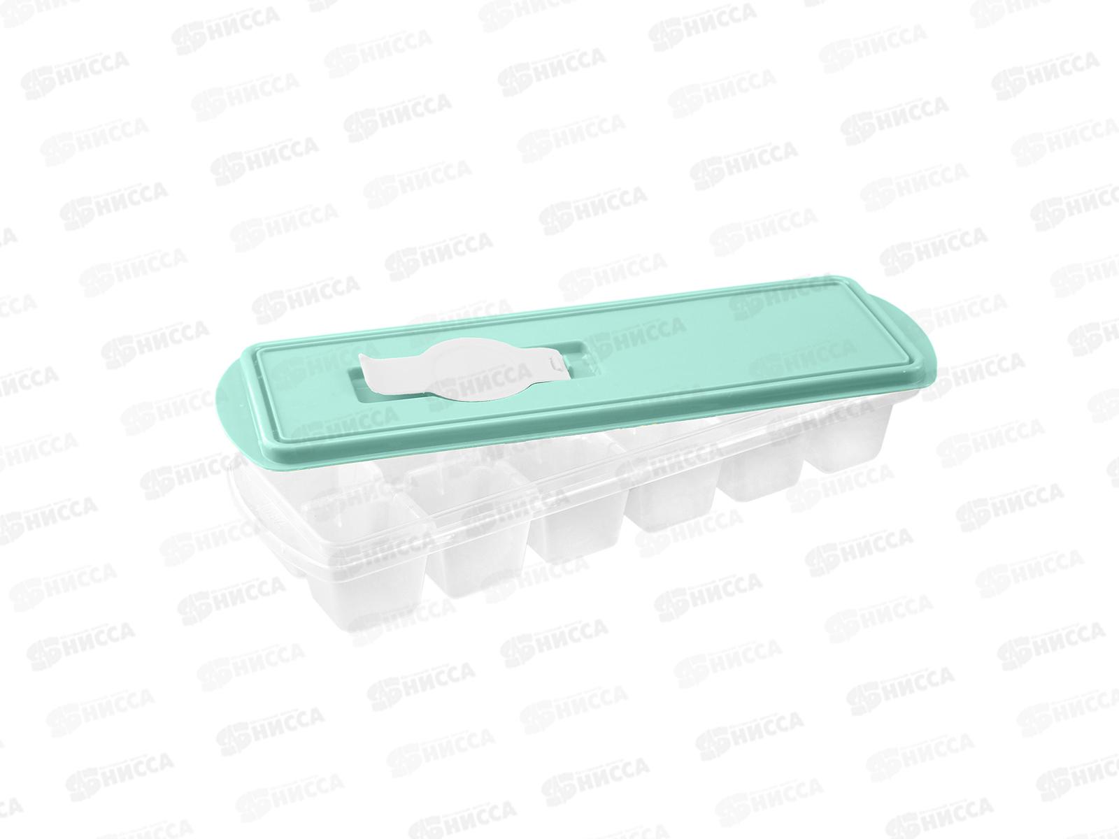 Форма для льда КУБИКИ с крышкой  Аквамарин М1251 *20