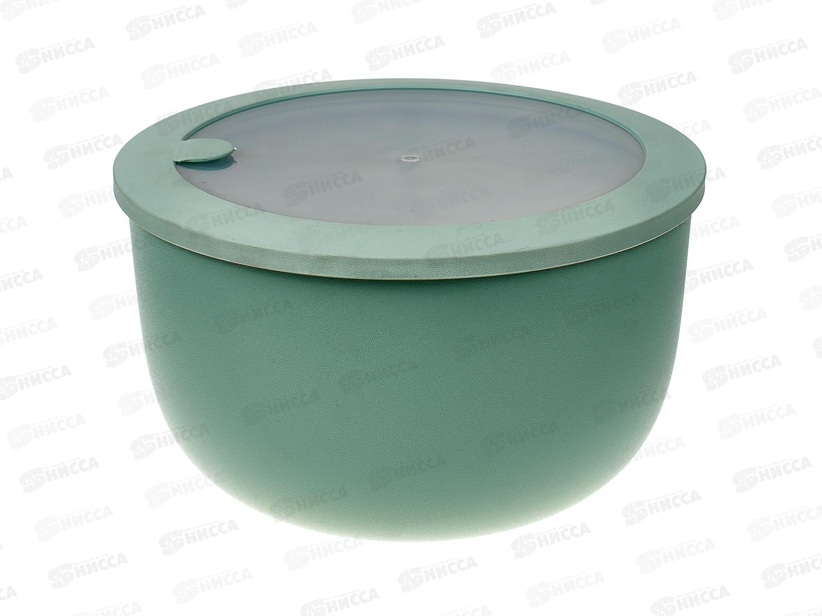Миска НЕО 3,6л для СВЧ герметичная Фисташковый М1327 *12