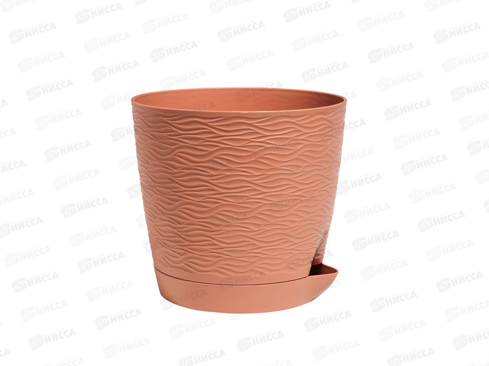 Кашпо &quotБлюз&quot 1,5л Карамельный КШ-9143 *18