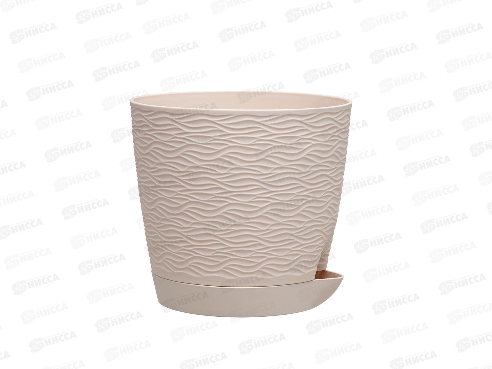 Кашпо &quotБлюз&quot 1,5л Пудровый КШ-8683 *18