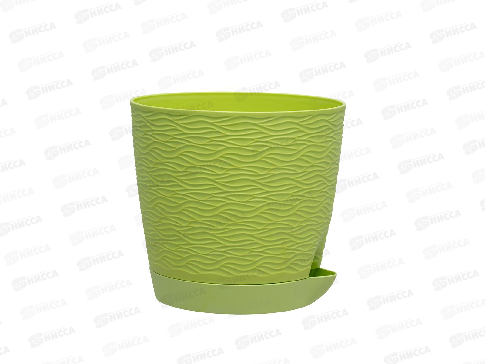 Кашпо &quotБлюз&quot 1,5л Фисташковый КШ-8684 *18