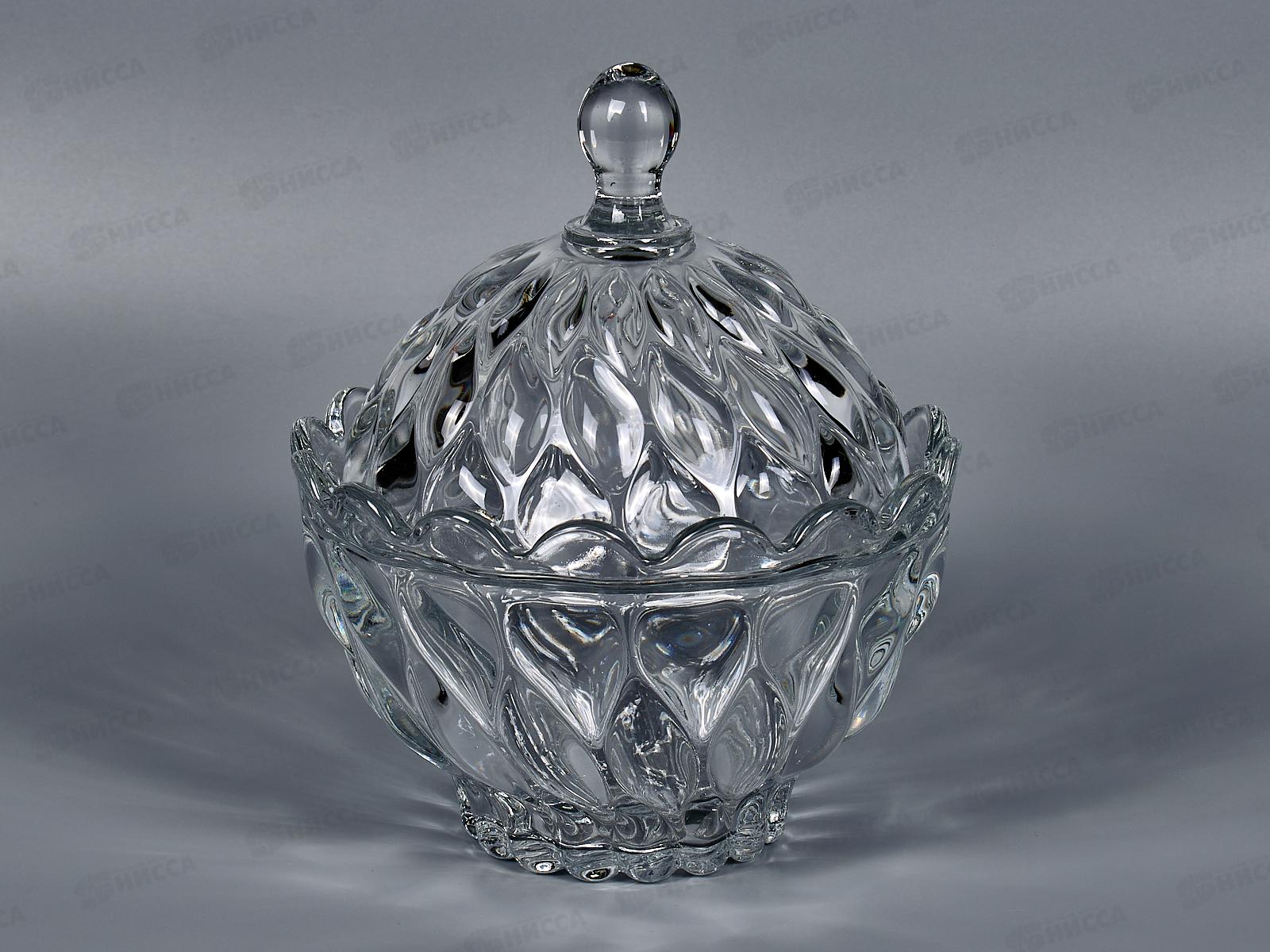 Ваза для конфет FLORENCE с крышкой, 850мл, 144  *12