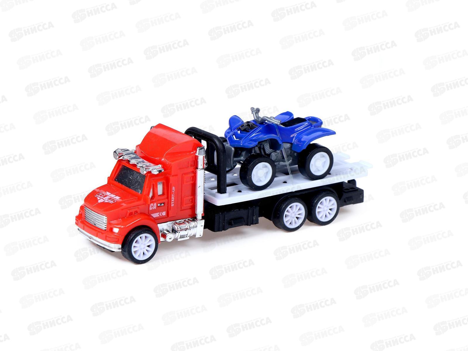Грузовик инерционный "Эвакуатор" с квадроциклом микс 5145057