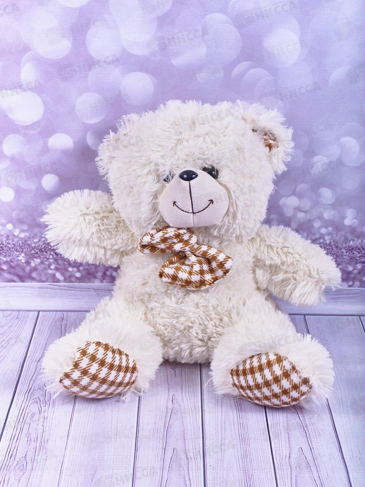 Медведь Тоффи 35см, белый,  Мила