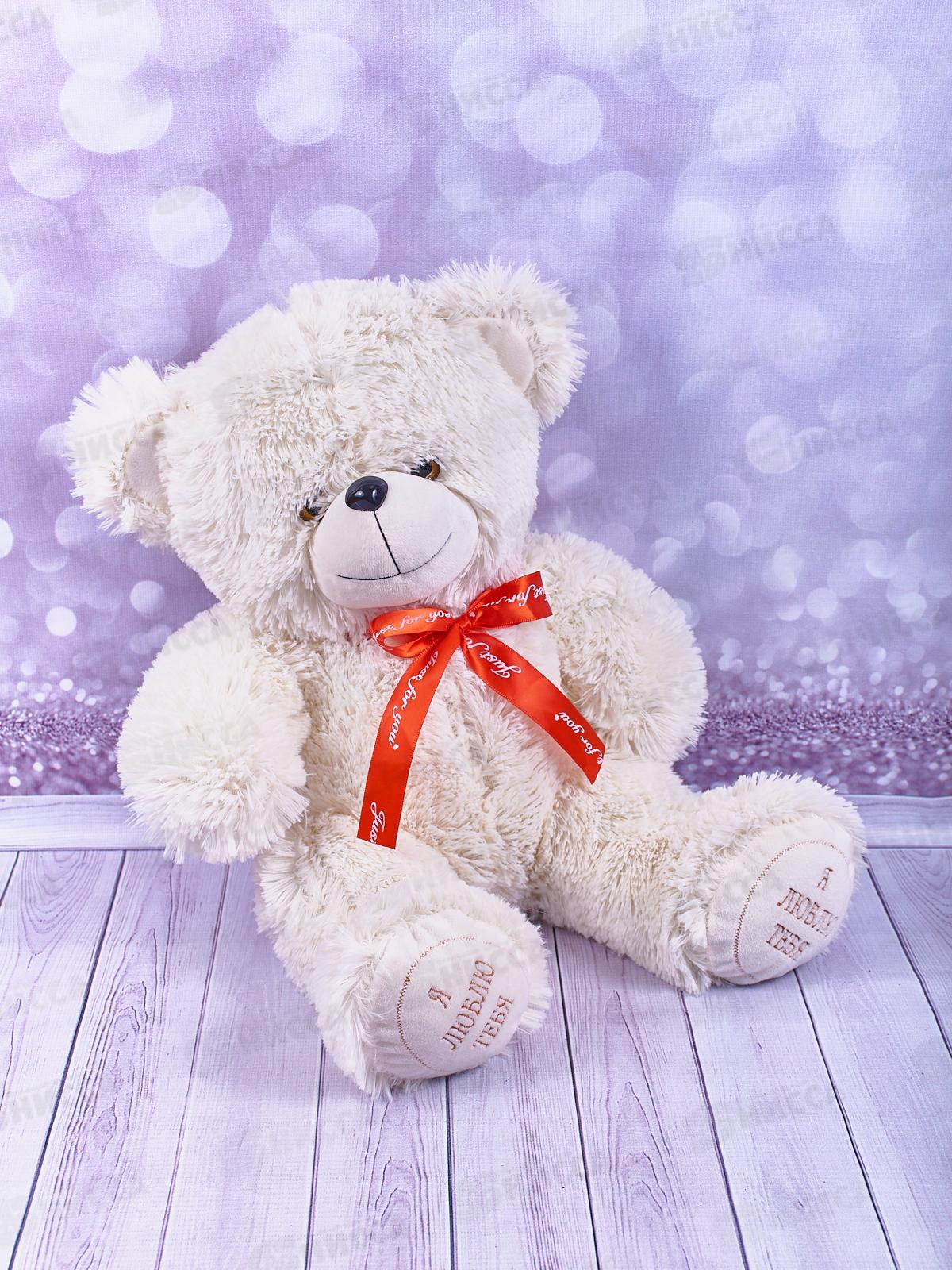 Медведь Гриня 50см, МГ-50, белый,  Мила