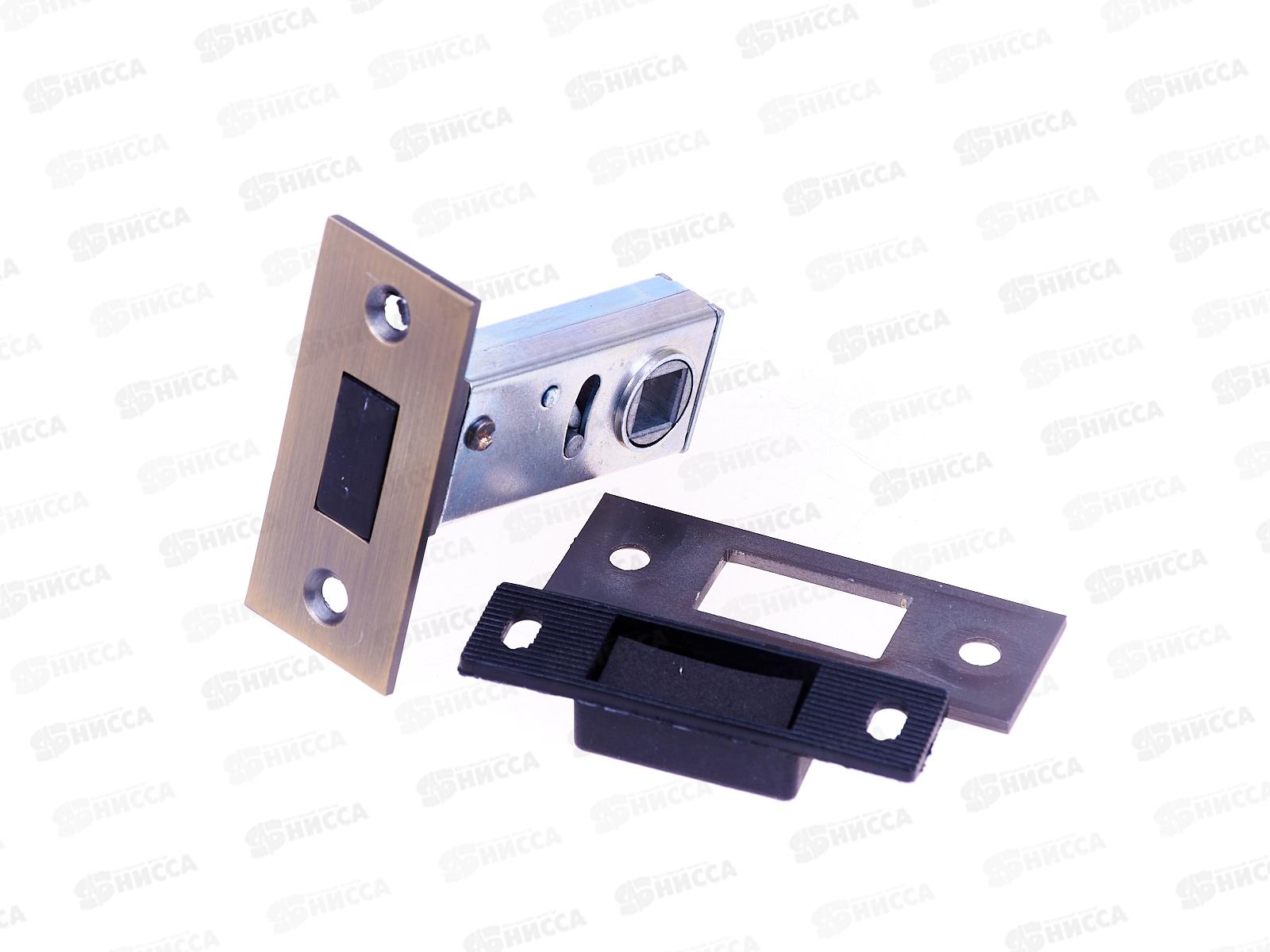 Защелка дверная Аллюр АРТ L50-8M MAB матовая бронза без ручки *100 737