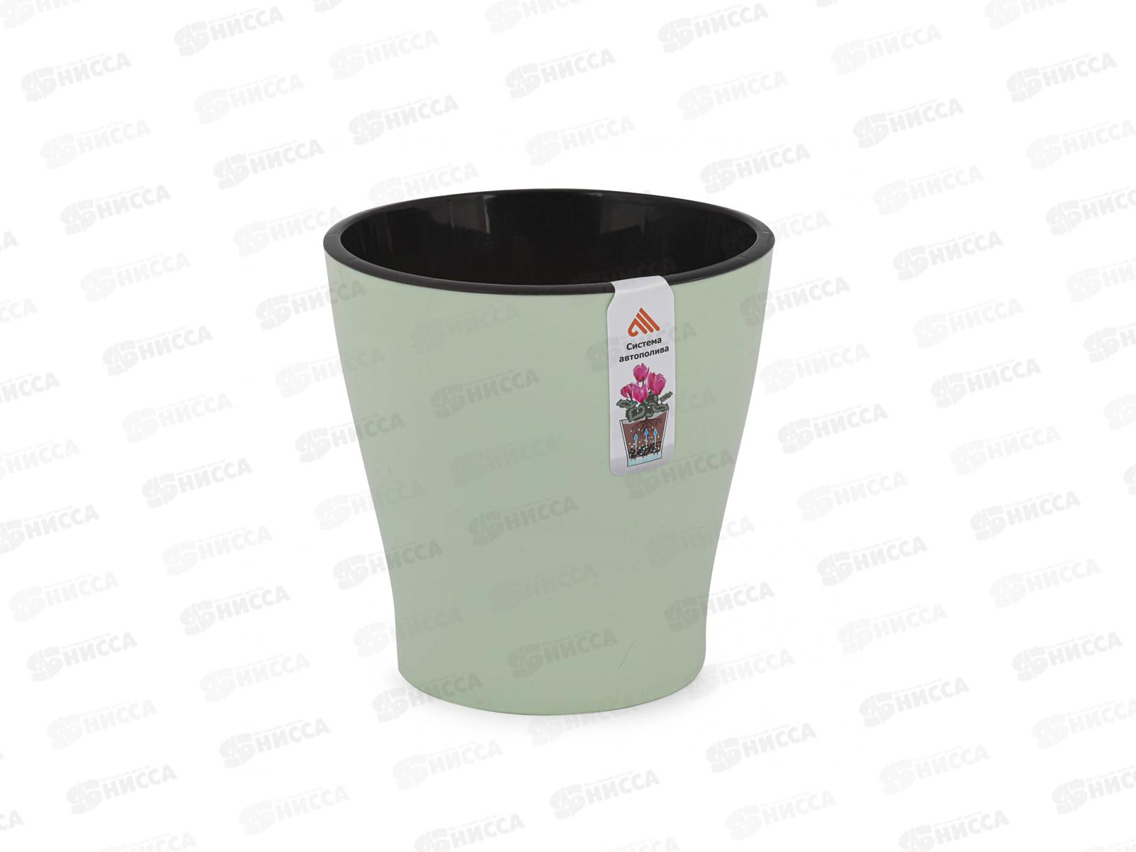 Горшок цв. &quotЛея&quot 2,2л двойной (Оливковый) *20 М8267