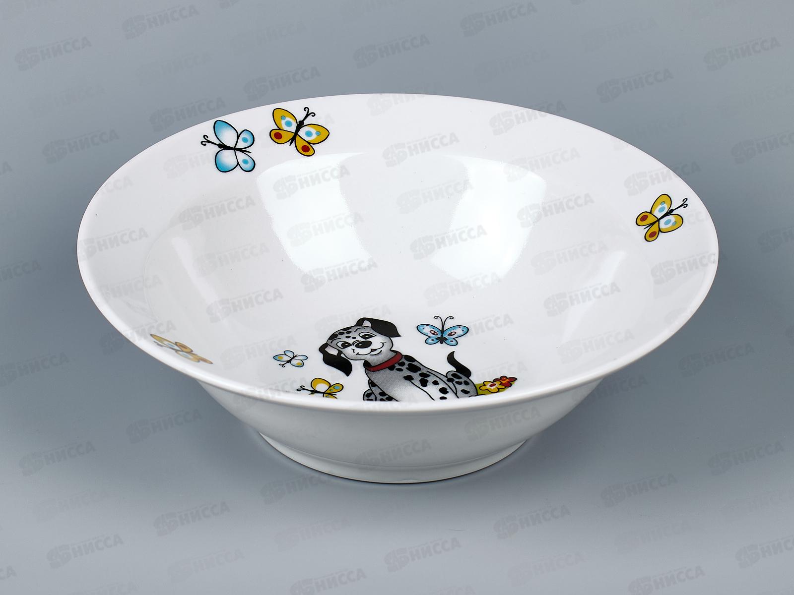 Миска 300см3 Озорные щенки *12  062112