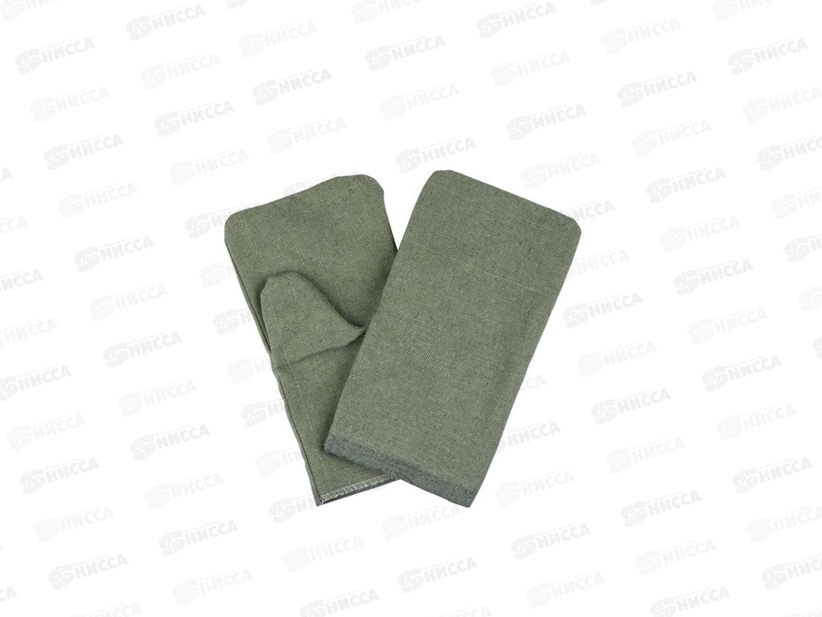 Рукавицы брезентовые, двойной наладонник, 420г/м, 0512  *10/200