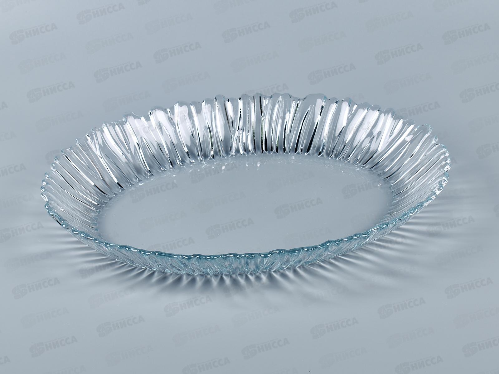 Блюдо Аврора 330*250мм из упрочненного стекла 10546SL