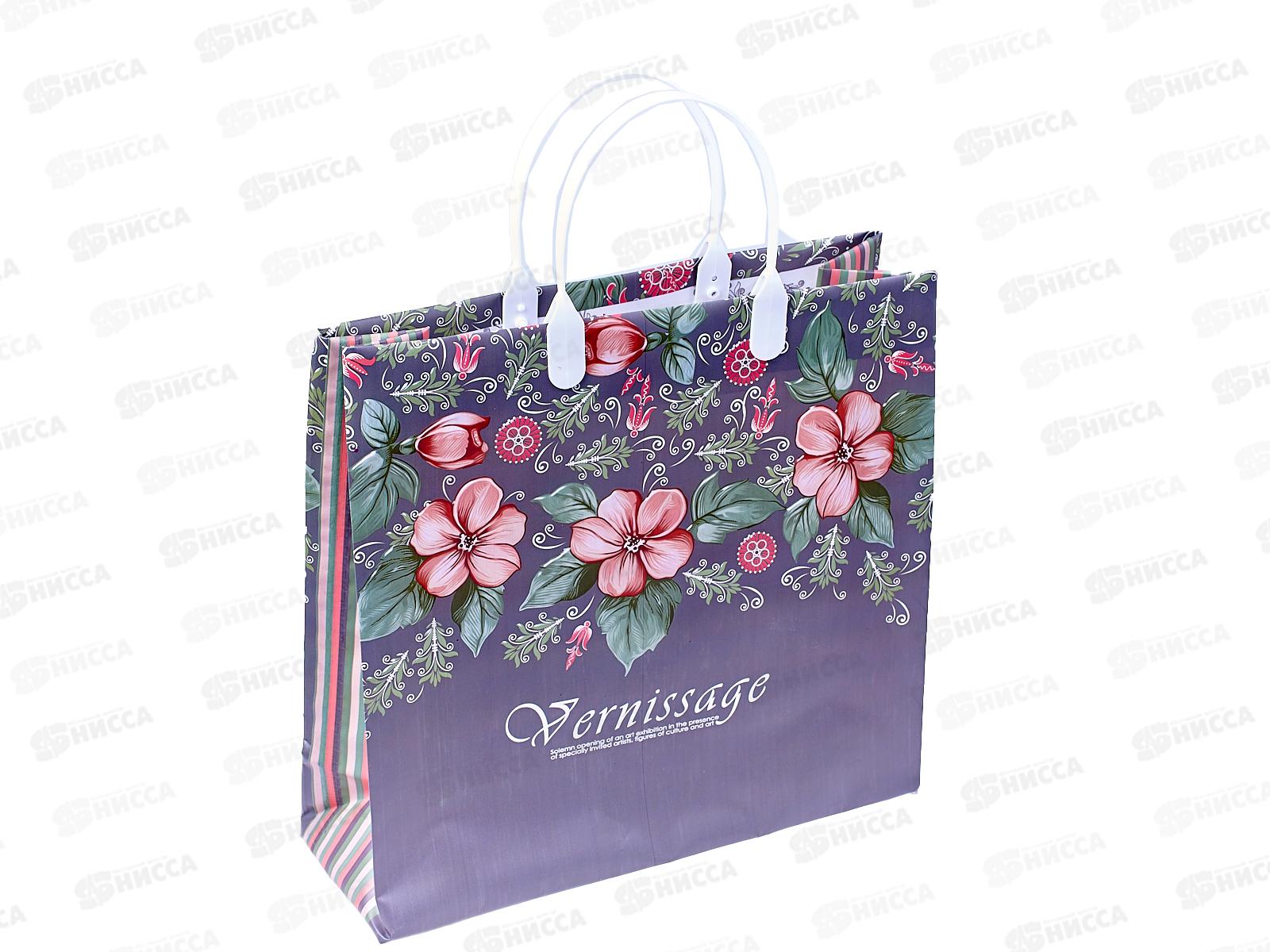 Сумочка пластик мягкий 30*30 Вернисаж *40