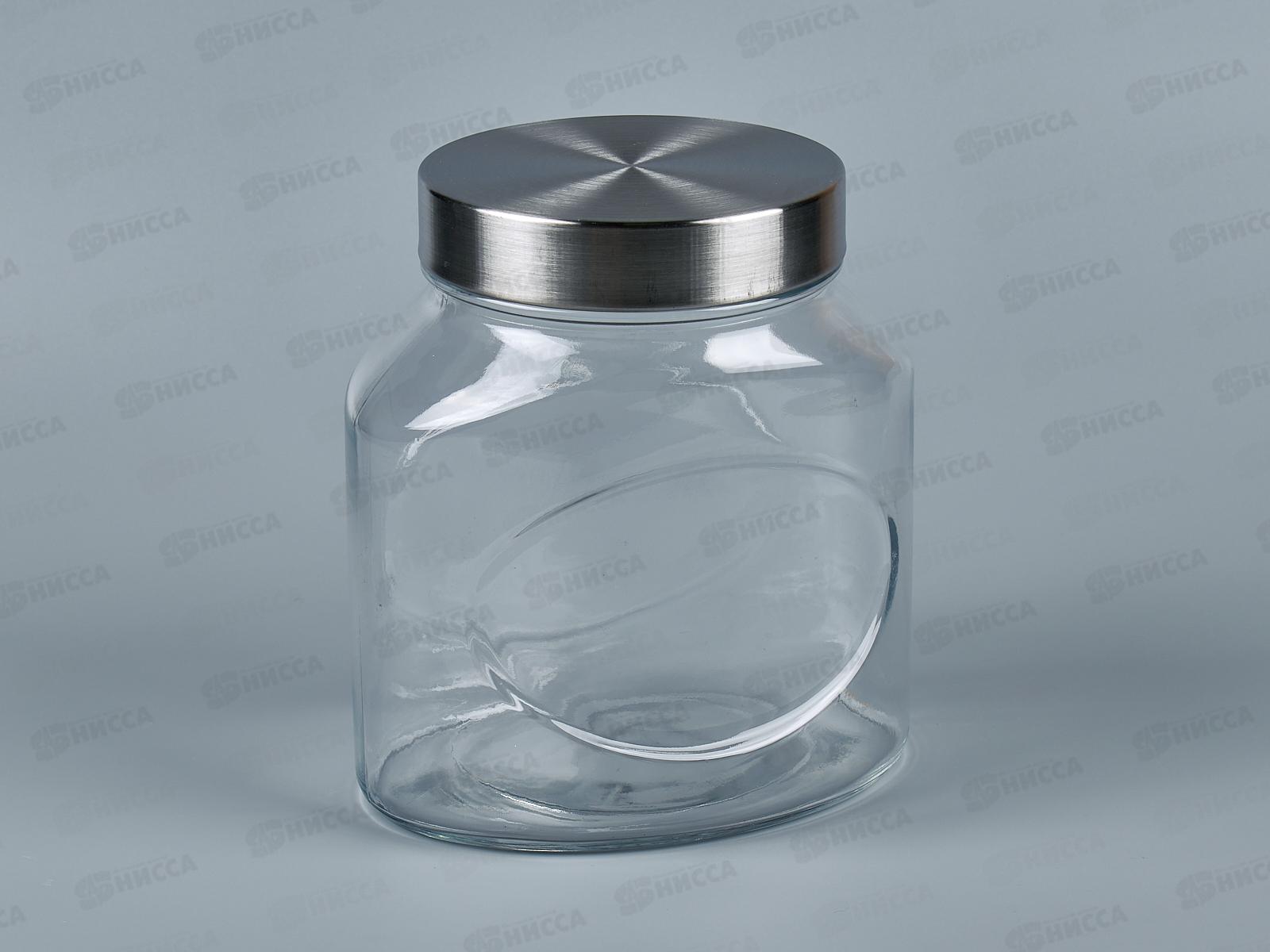 Банка Элипс с крышкой 1500мл 80387SL