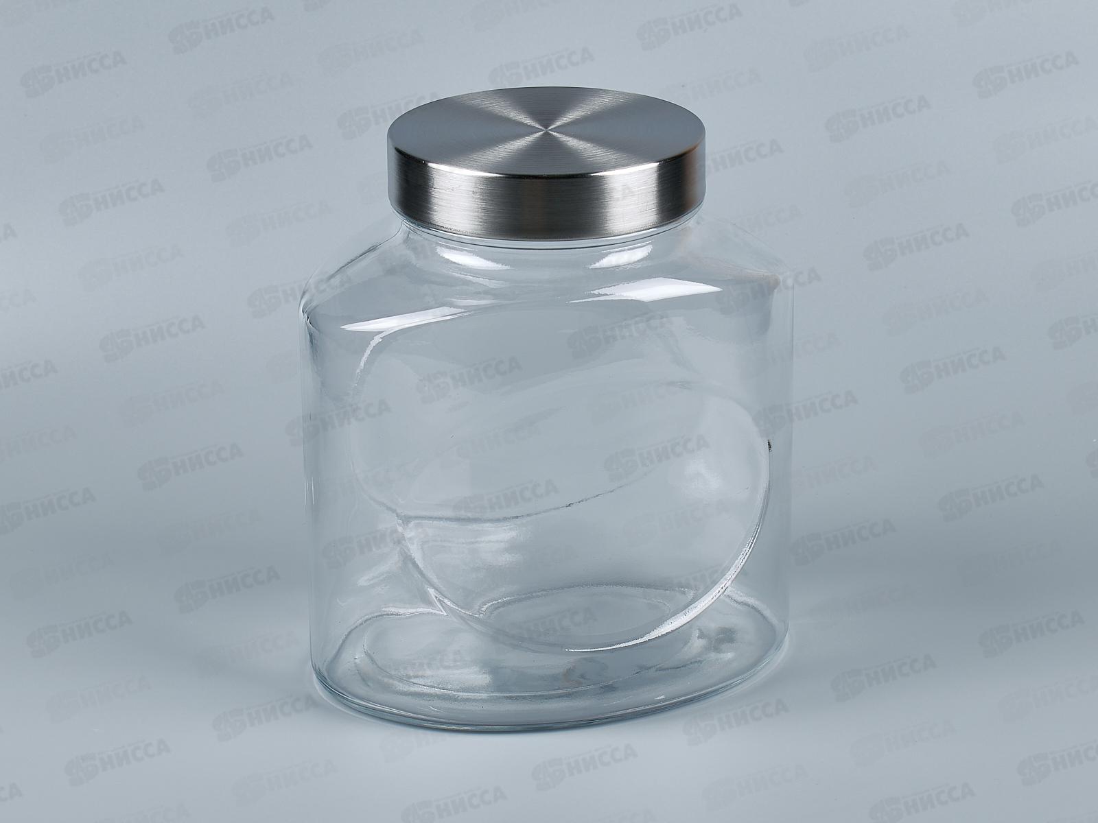 Банка Элипс с крышкой 2500мл 80394SL