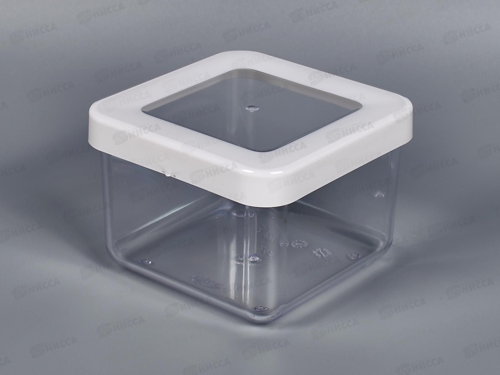 Емкость для сыпучих продуктов 0,5л СТЕП Белый М1290 *12