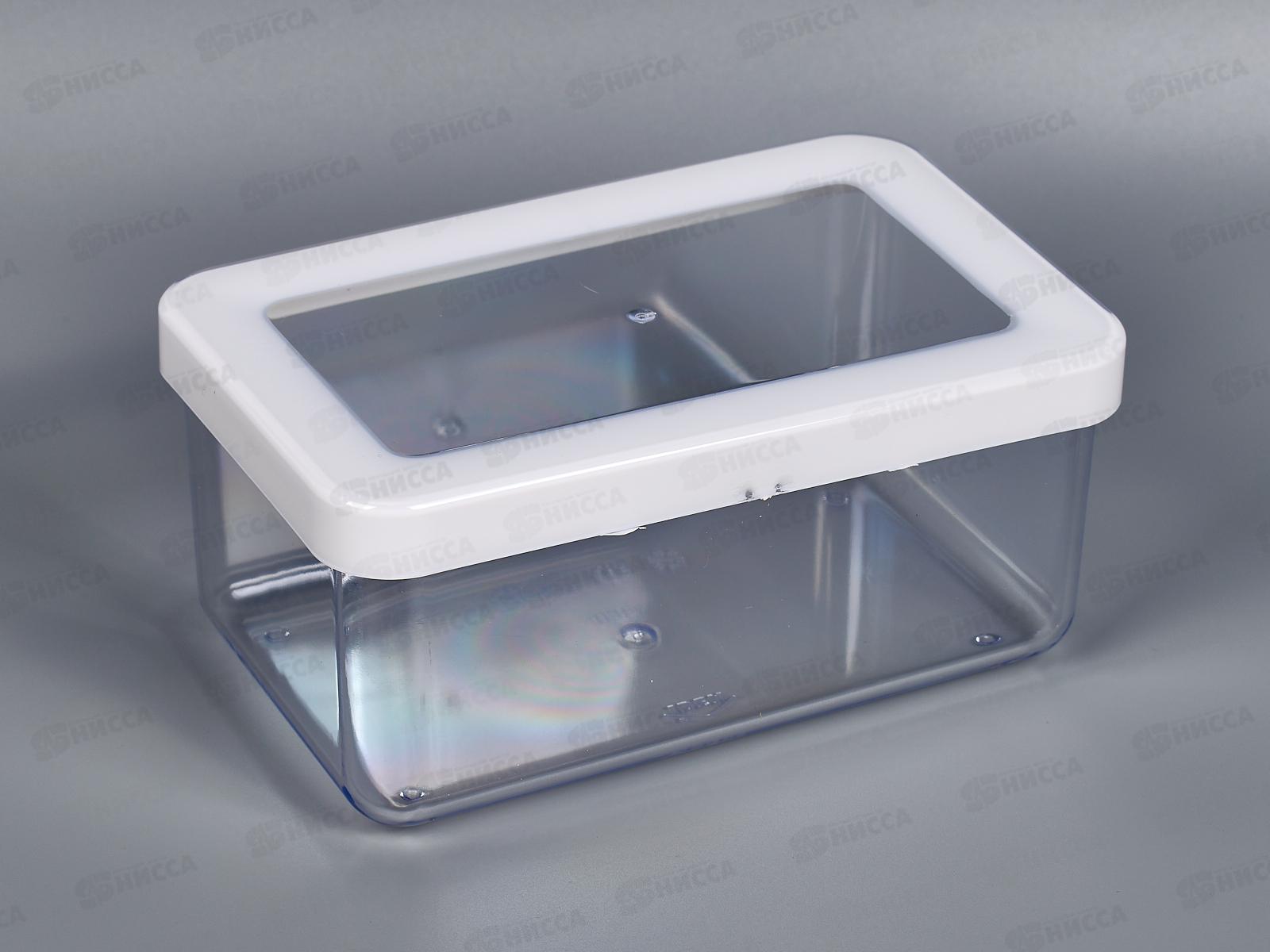 Емкость для сыпучих продуктов 0,8л СТЕП Белый М1295 *12