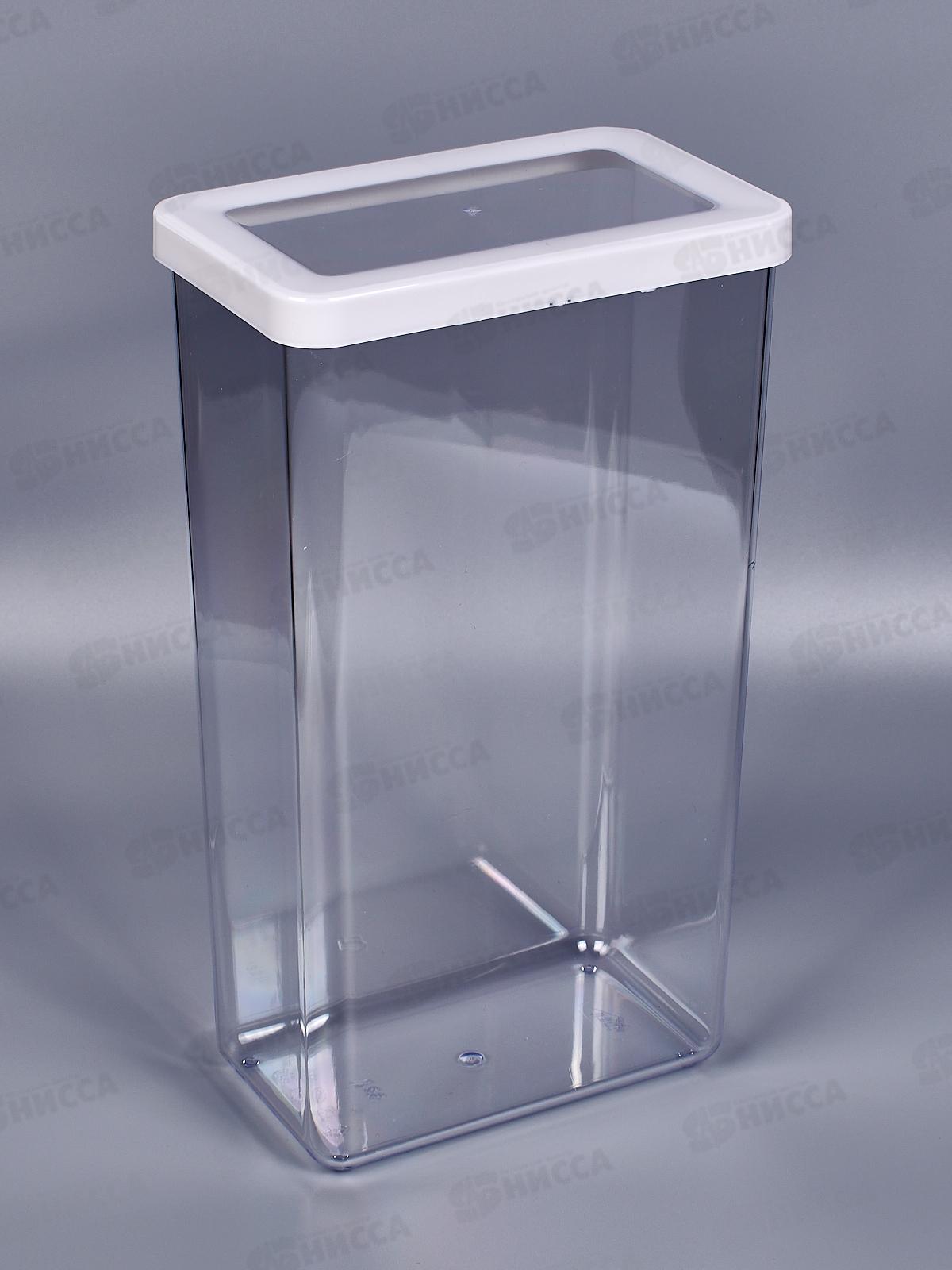 Емкость для сыпучих продуктов 3,2л СТЕП Белый М1299 *12