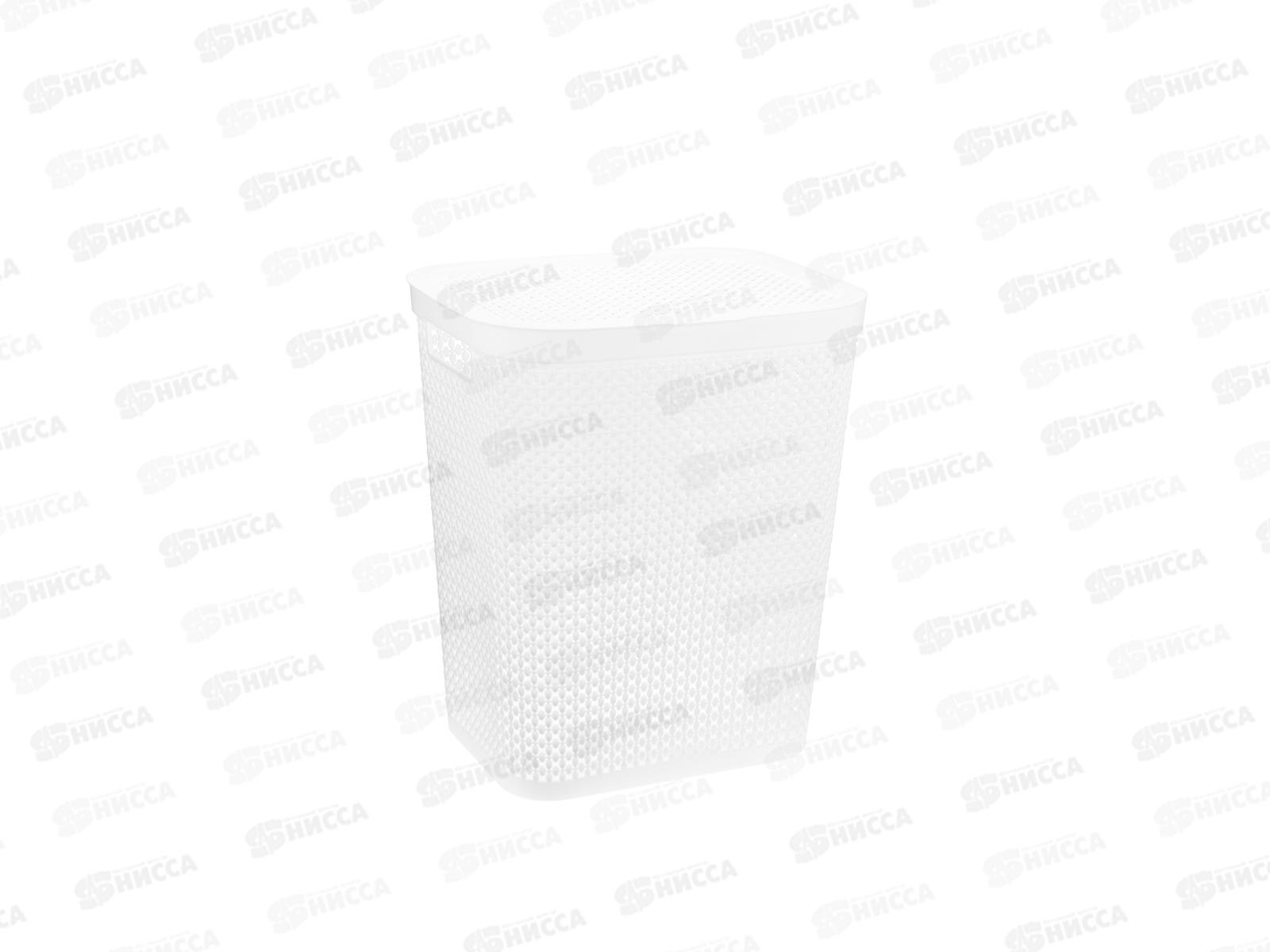 Корзина 55л для белья ПИРУЛА Белый М2615 *5