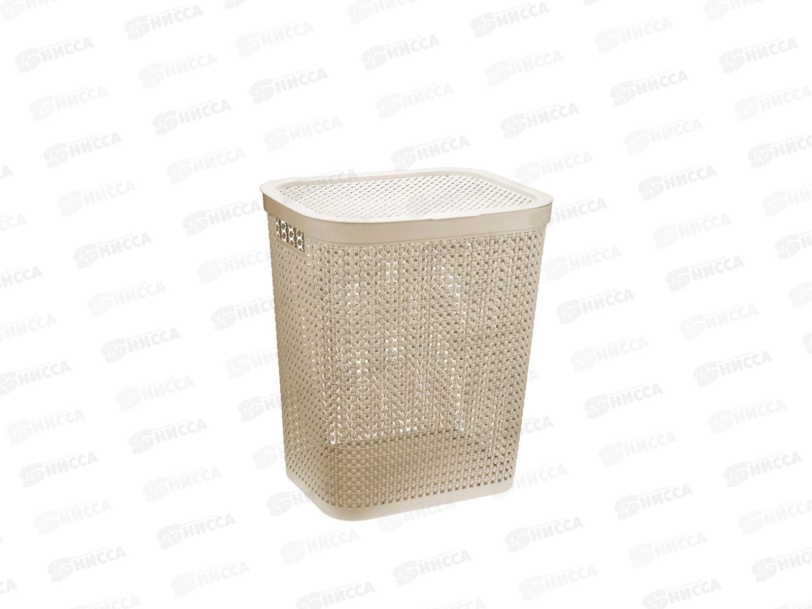 Корзина 55л для белья ПИРУЛА Латте М2615 *5