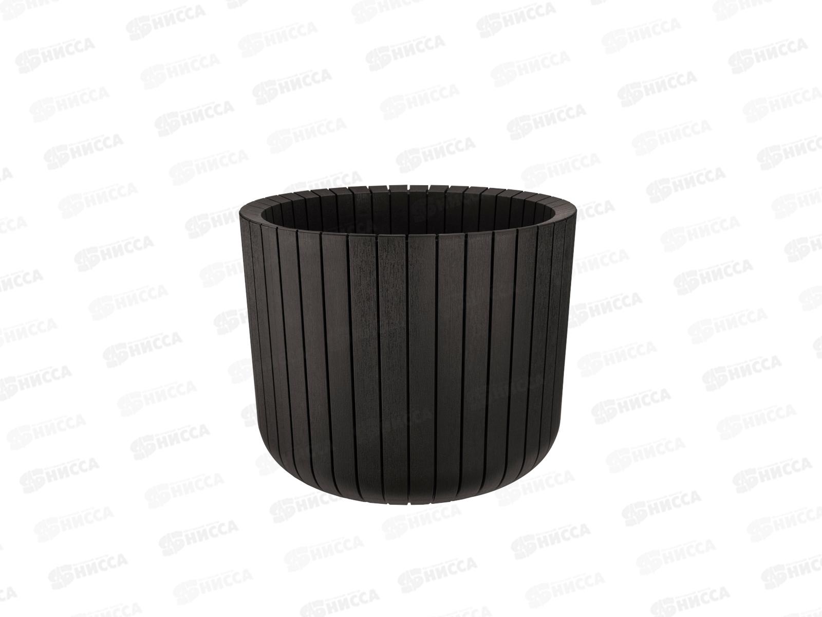 Кашпо  ШАТО D380мм 29л Коричневый ротанг М3040 *1